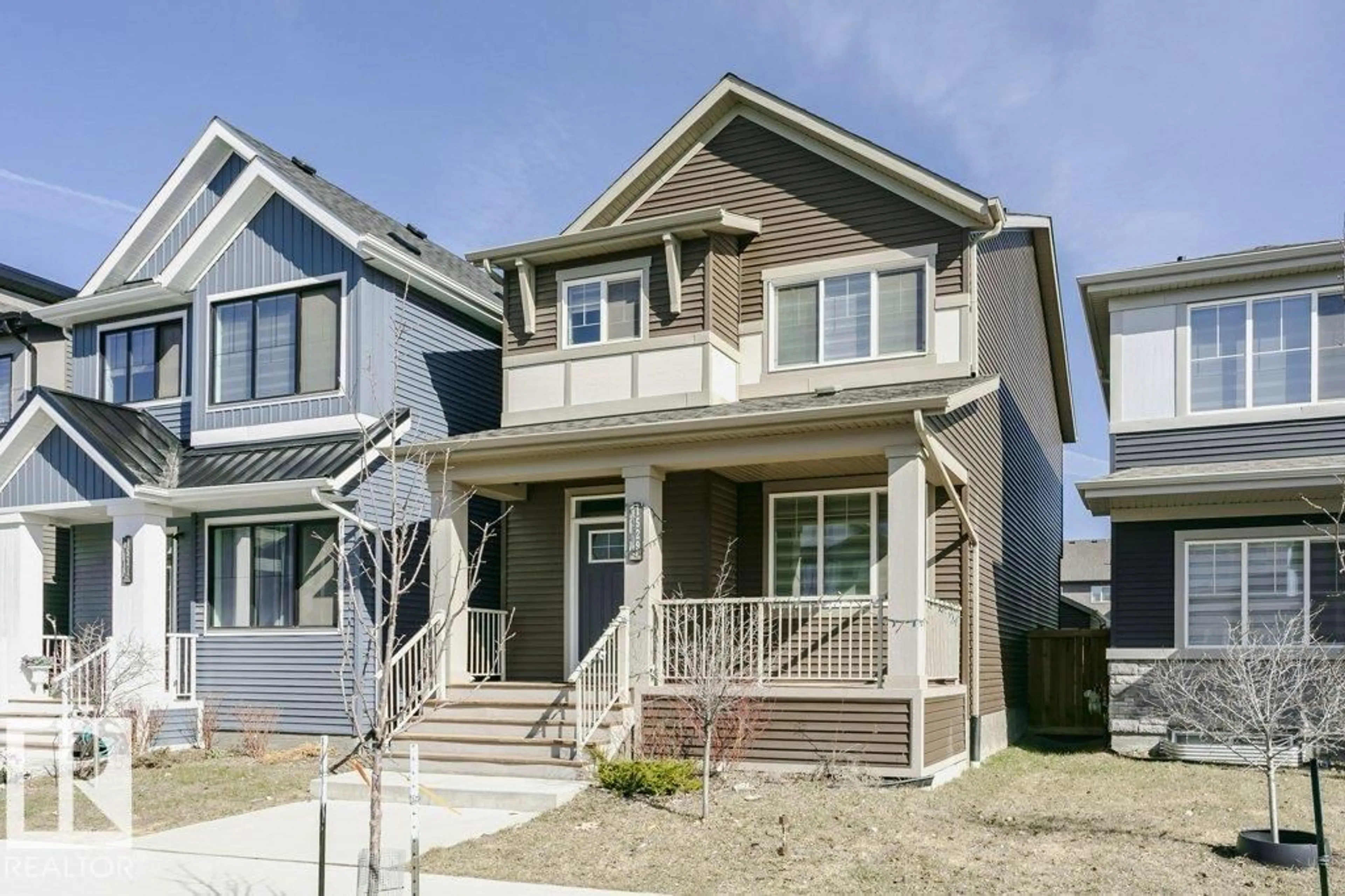 Home with vinyl exterior material, street for SW - 1529 PLUM CI, Edmonton Alberta T6X2Z8