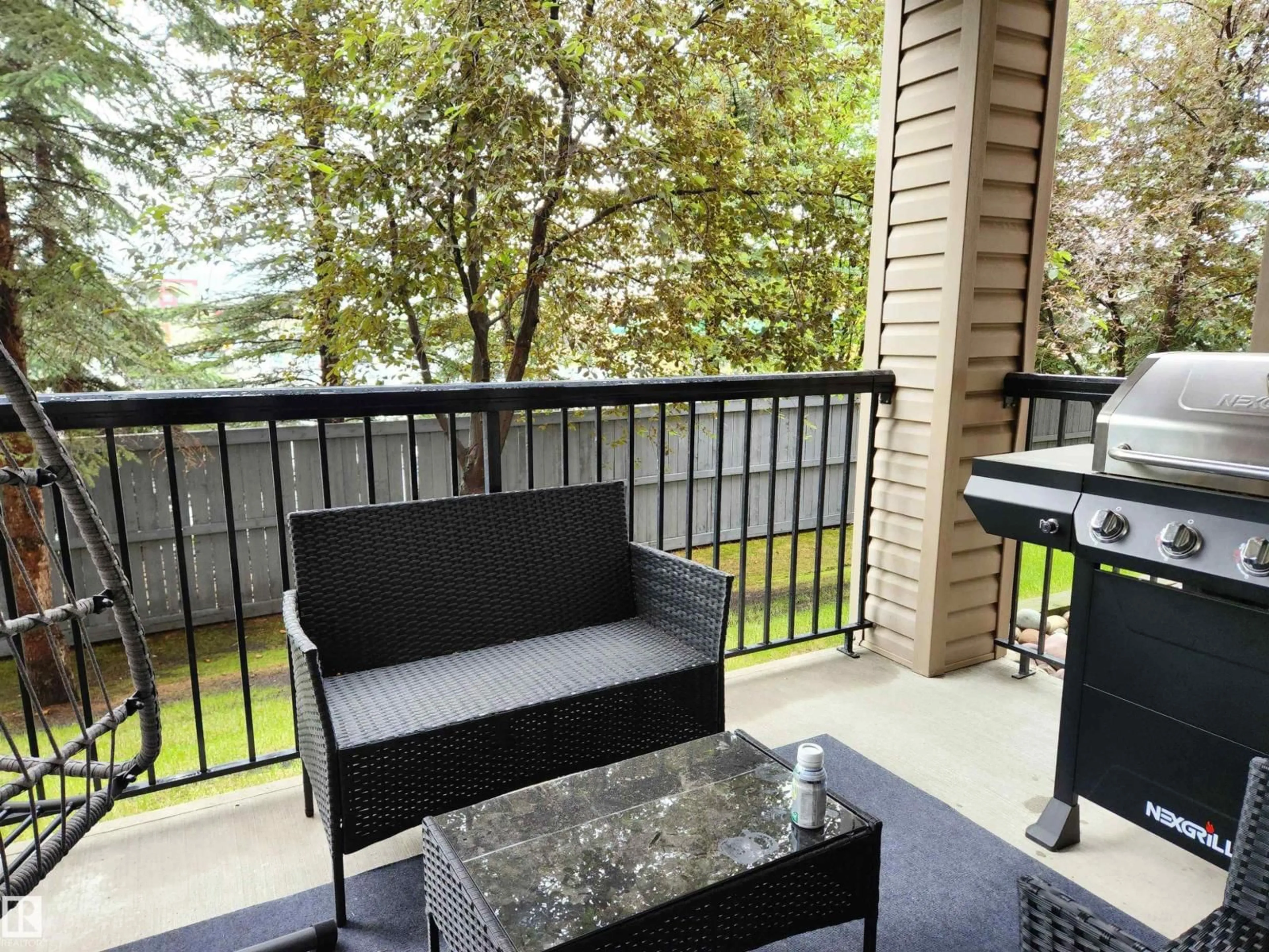 Patio, water/lake/river/ocean view for 2098 - 125 BLACKMUD CREEK DR, Edmonton Alberta T6W1T7