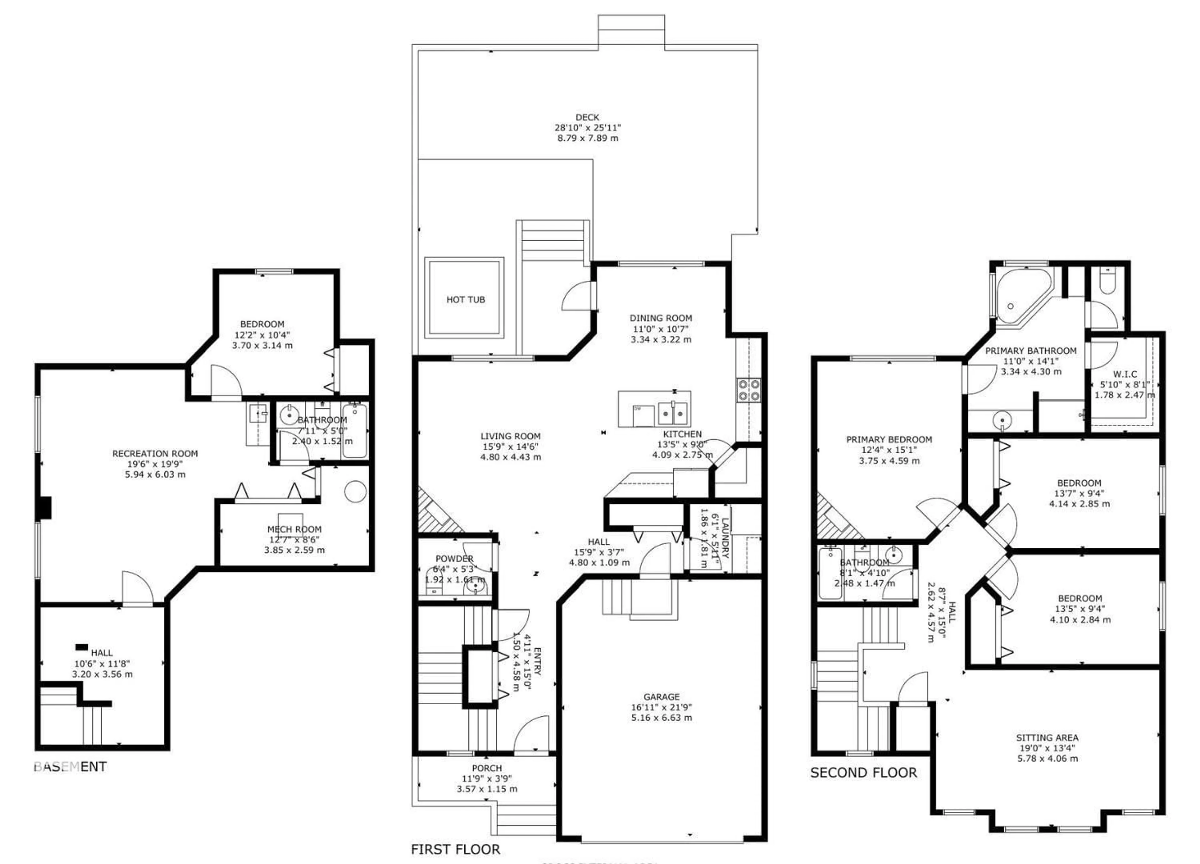 Floor plan for 25 VICTOR, Spruce Grove Alberta T7X0H2