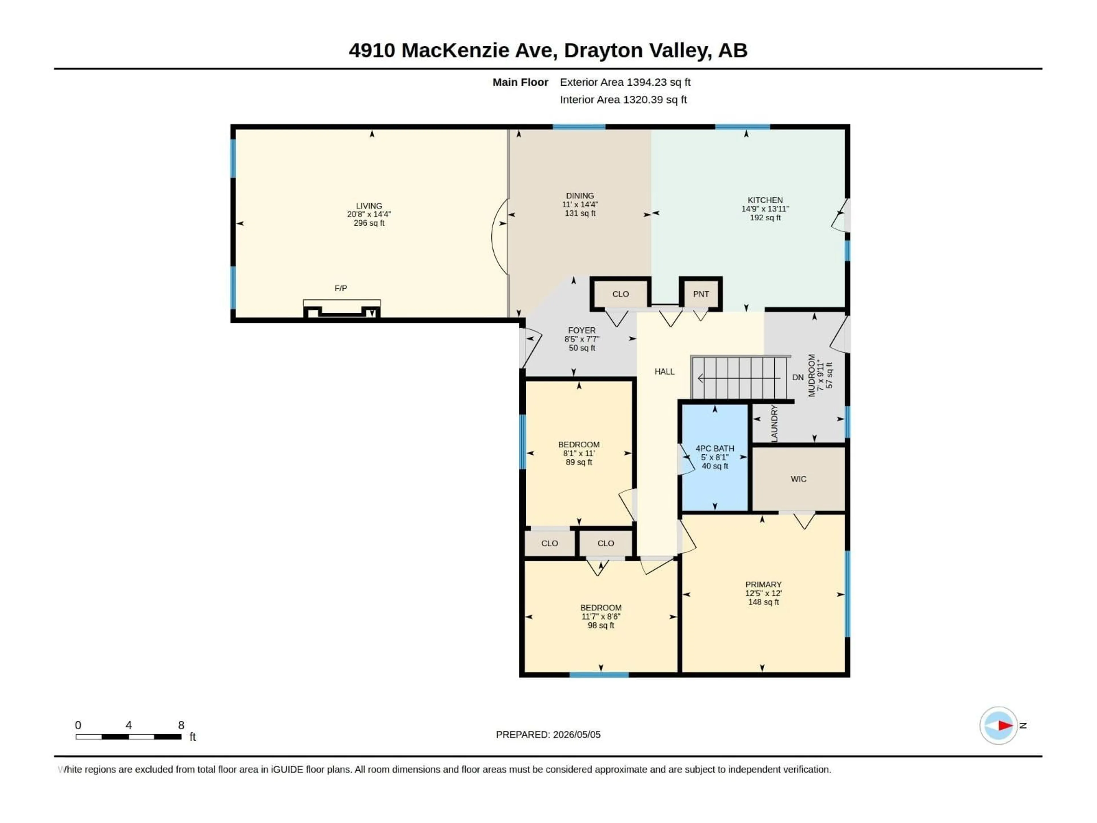 Floor plan for 4910 MACKENZIE AV, Drayton Valley Alberta T7A1A4