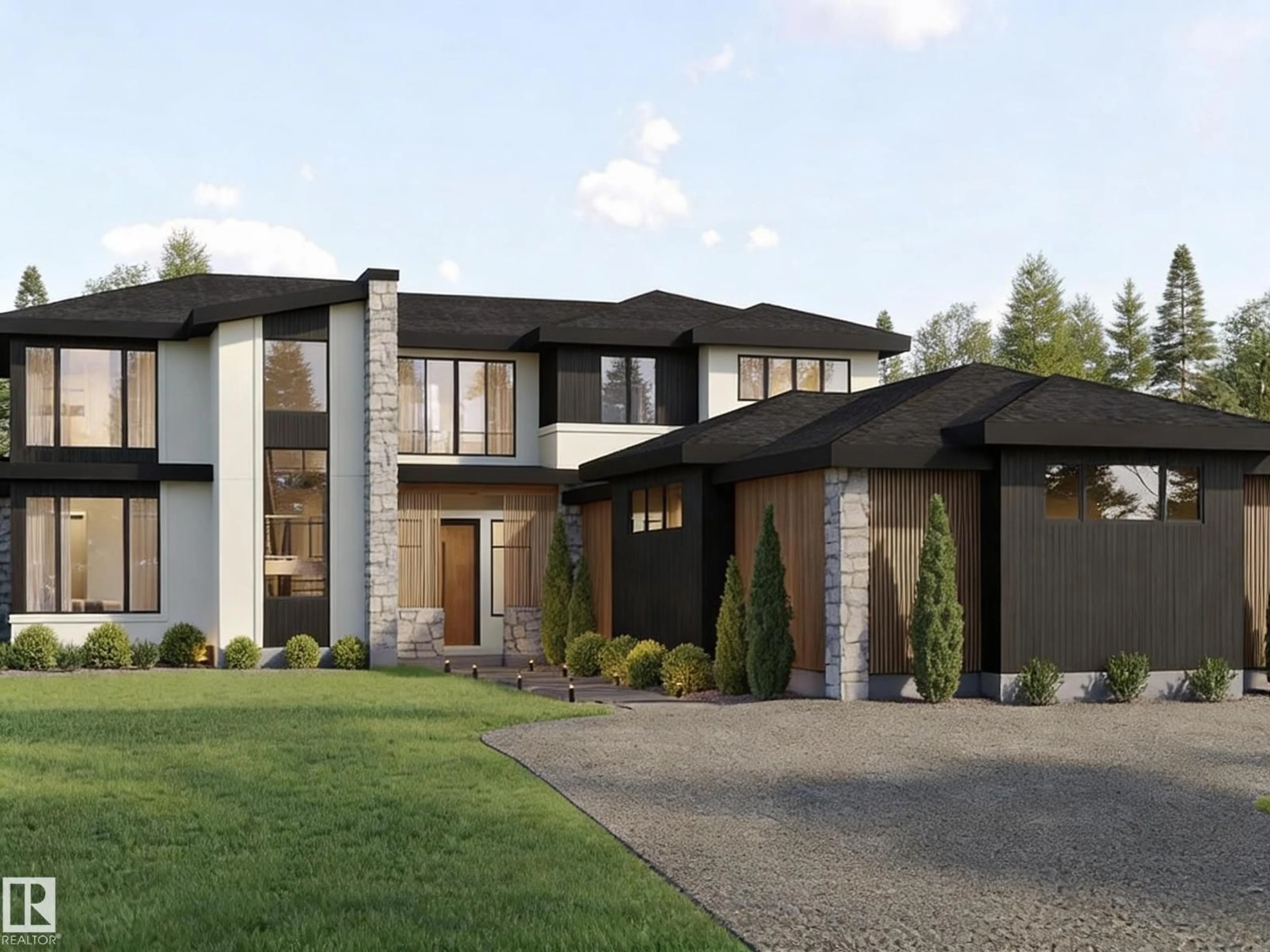 Home with brick exterior material, unknown for 11 TWP RD 532 A, Rural Parkland County Alberta T7Y1A1