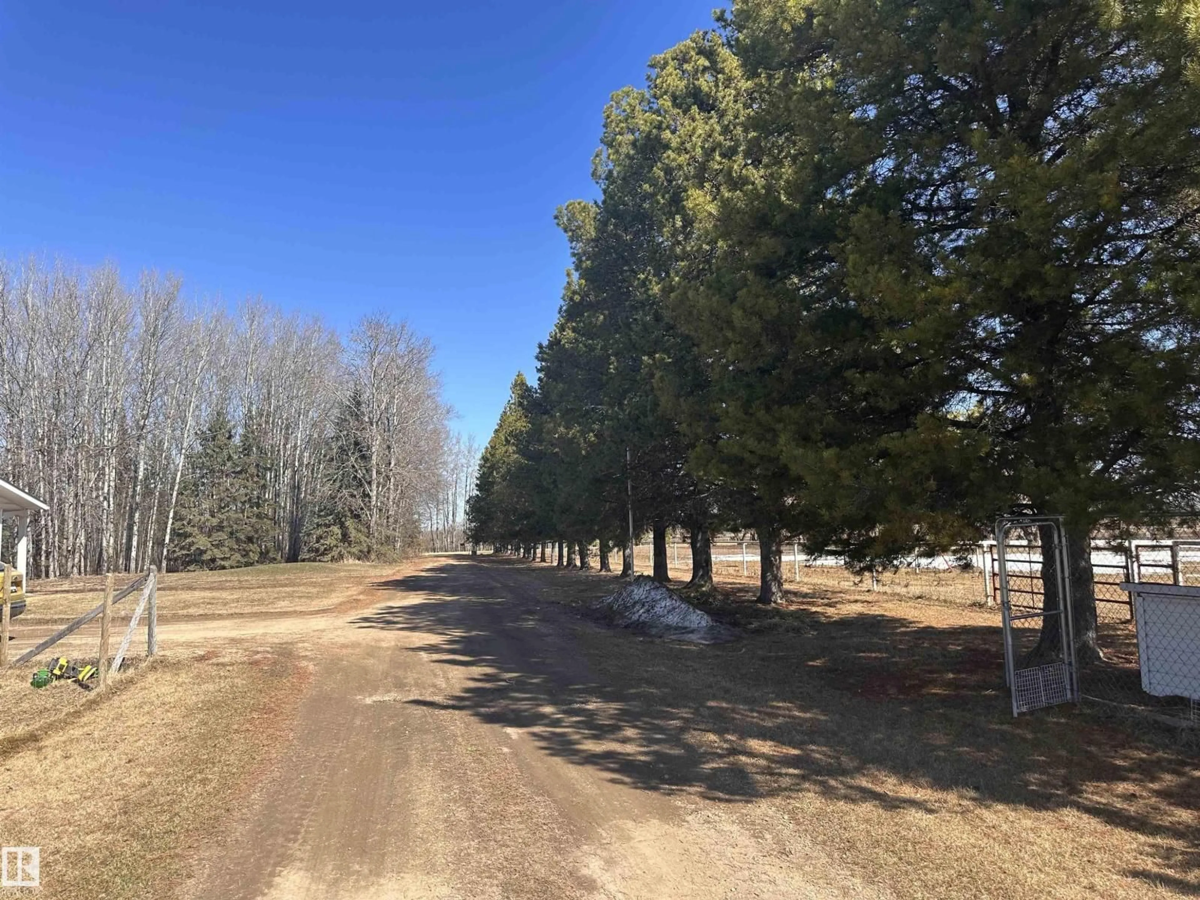 A pic from outside/outdoor area/front of a property/back of a property/a pic from drone, forest/trees view for 26417 TWP ROAD 630, Rural Westlock County Alberta T0G0S0