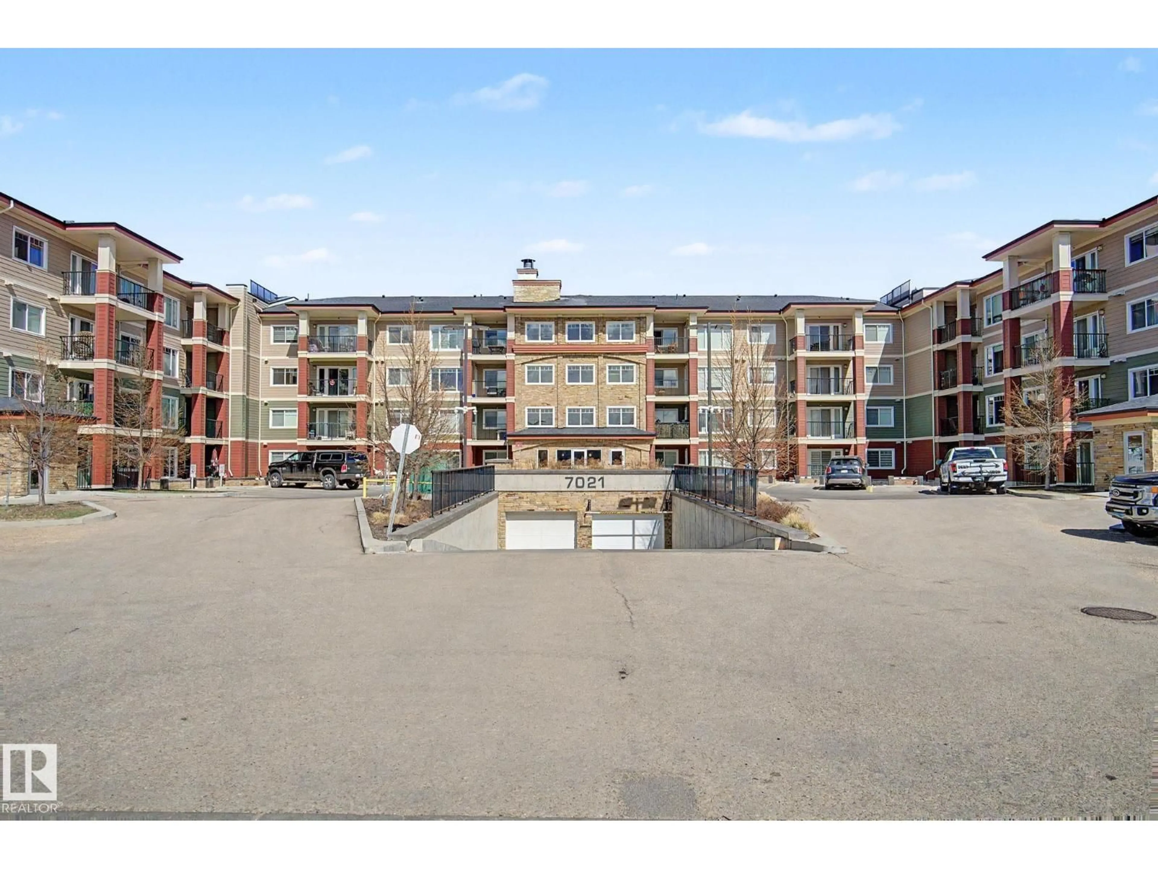 A pic from outside/outdoor area/front of a property/back of a property/a pic from drone, building for #424 - 7021 SOUTH TERWILLEGAR DR, Edmonton Alberta T6G0W5