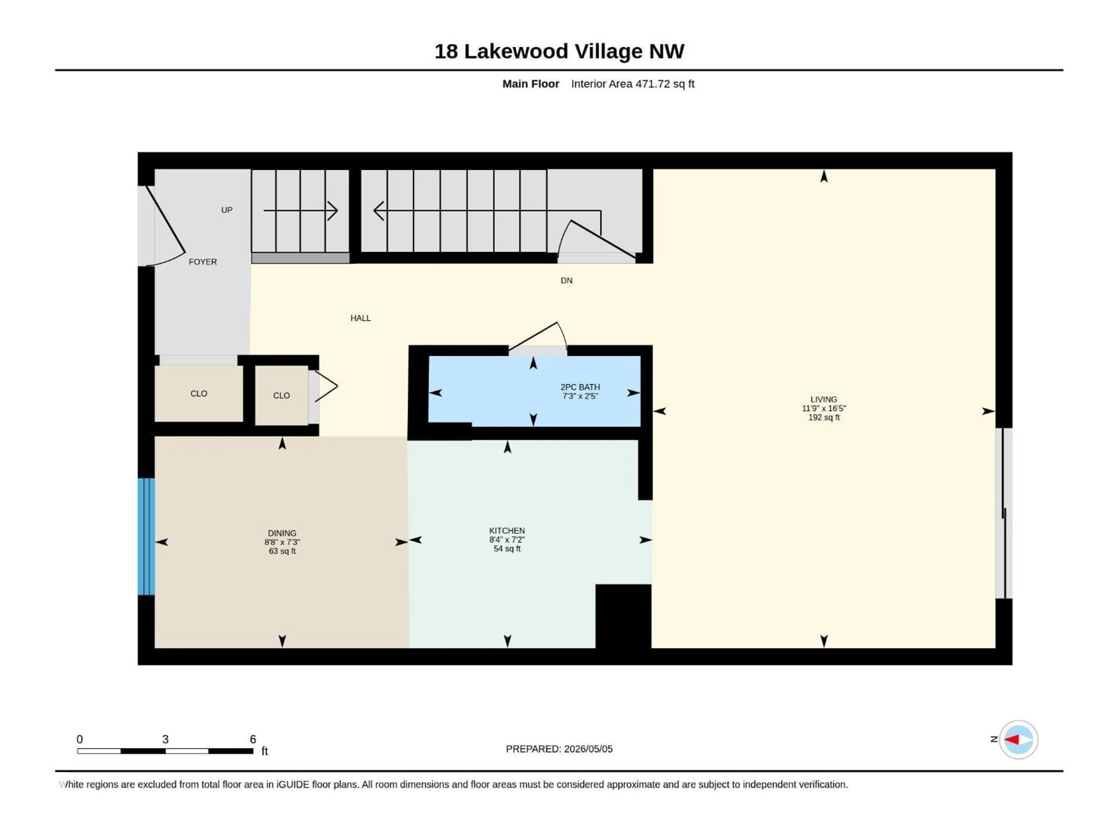 Floor plan for NW - 18 LAKEWOOD VG, Edmonton Alberta T6K2B3