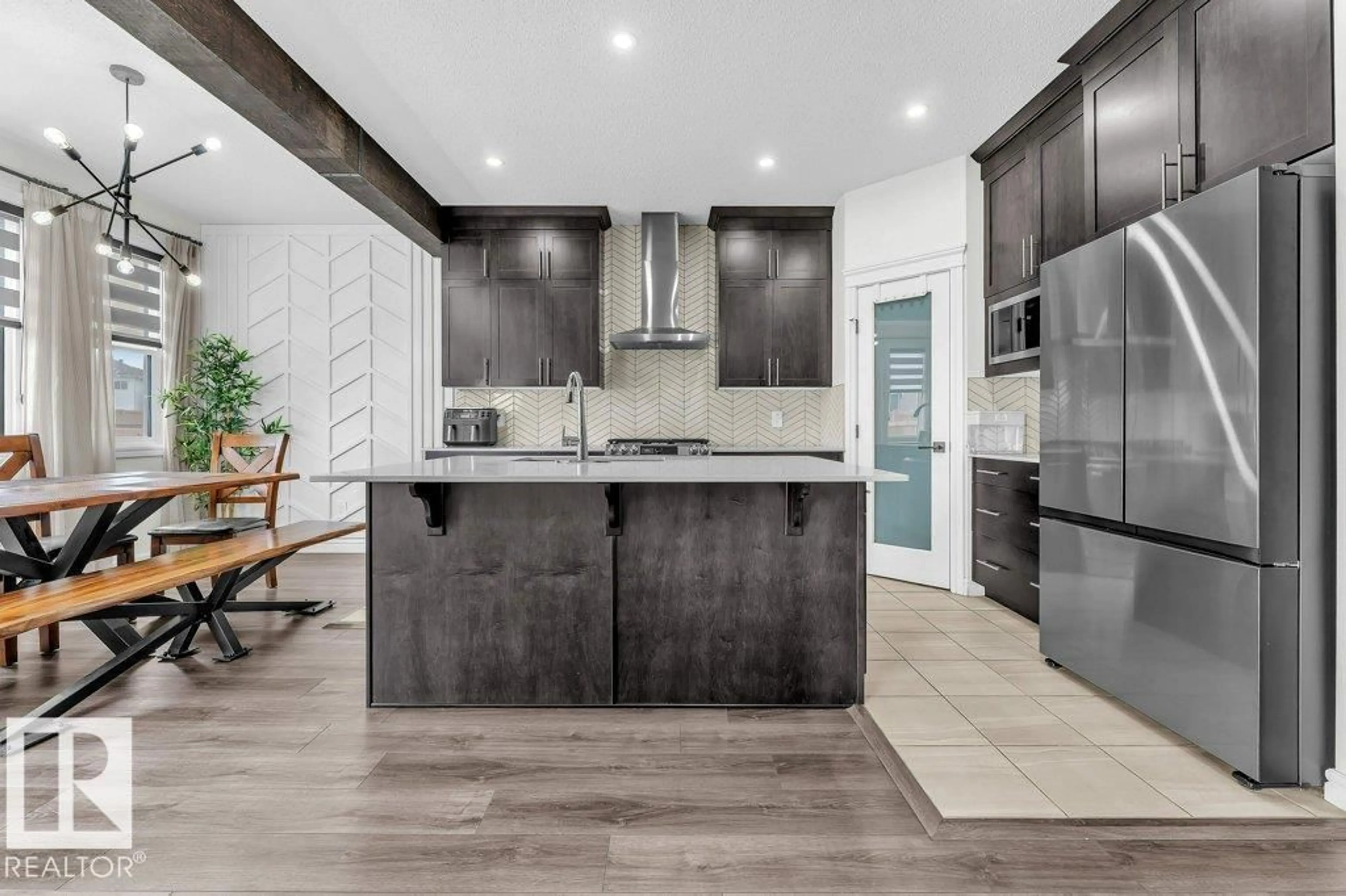 Open concept kitchen, unknown for 2107 14 AV, Edmonton Alberta T6T2R6