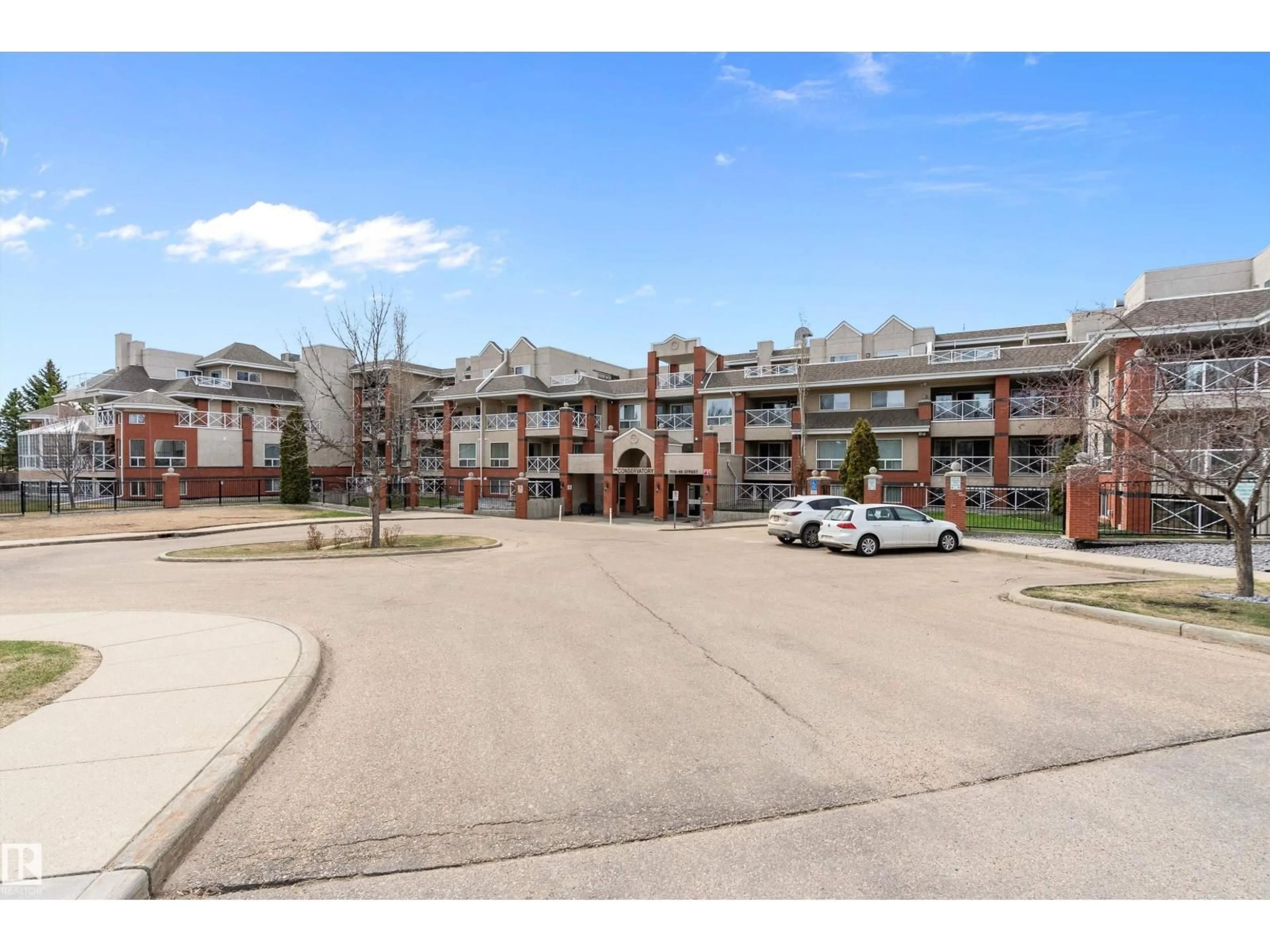 A pic from outside/outdoor area/front of a property/back of a property/a pic from drone, mountain view for 202 - 7510 89 ST, Edmonton Alberta T6C0X5