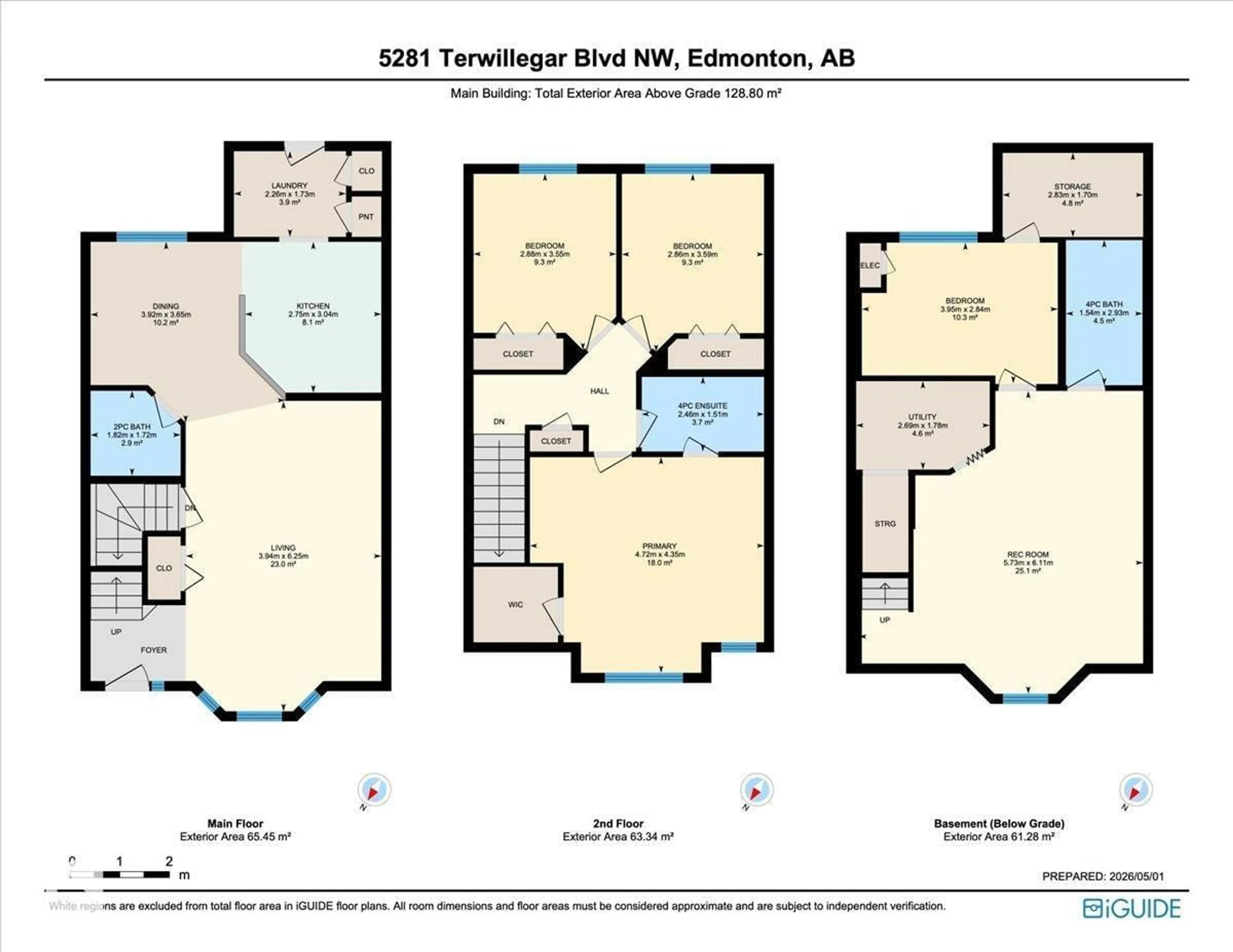 Floor plan for 5281 - 12 TERWILLEGAR BV, Edmonton Alberta T6R0C5