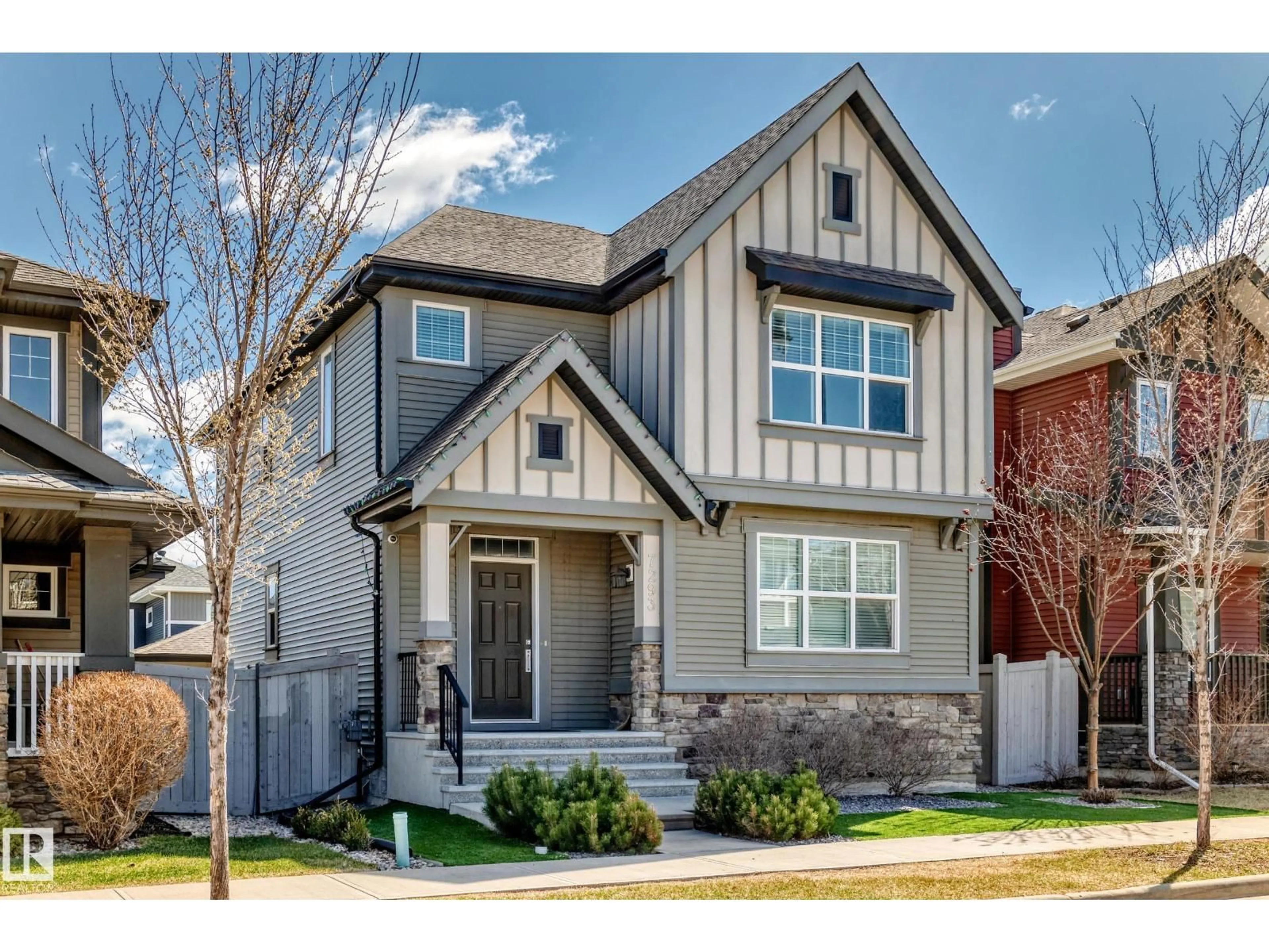 Home with brick exterior material, street for 7293 MORGAN RD, Edmonton Alberta T5V6V5