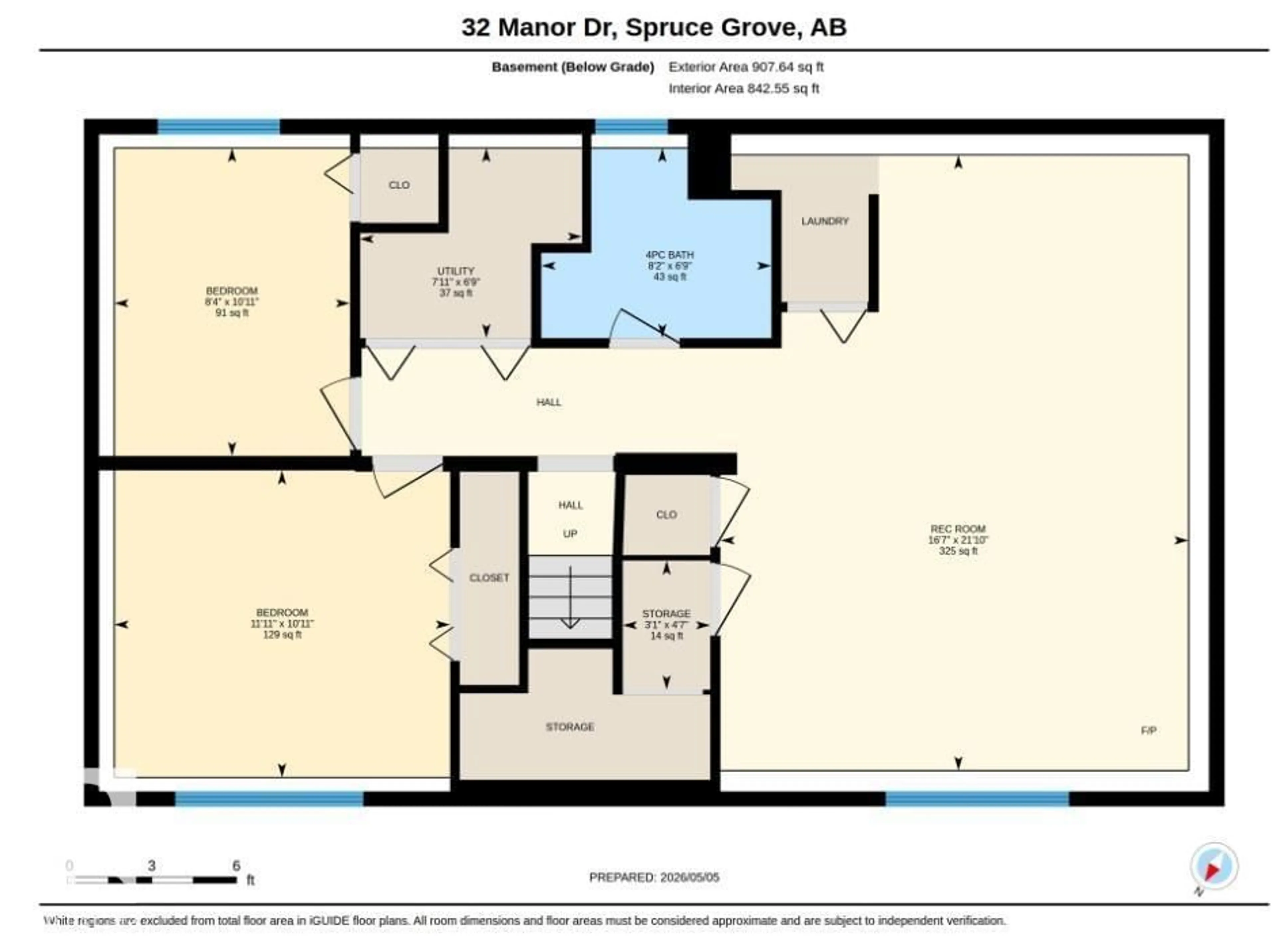 Floor plan for 32 MANOR DR, Spruce Grove Alberta T7X2G8
