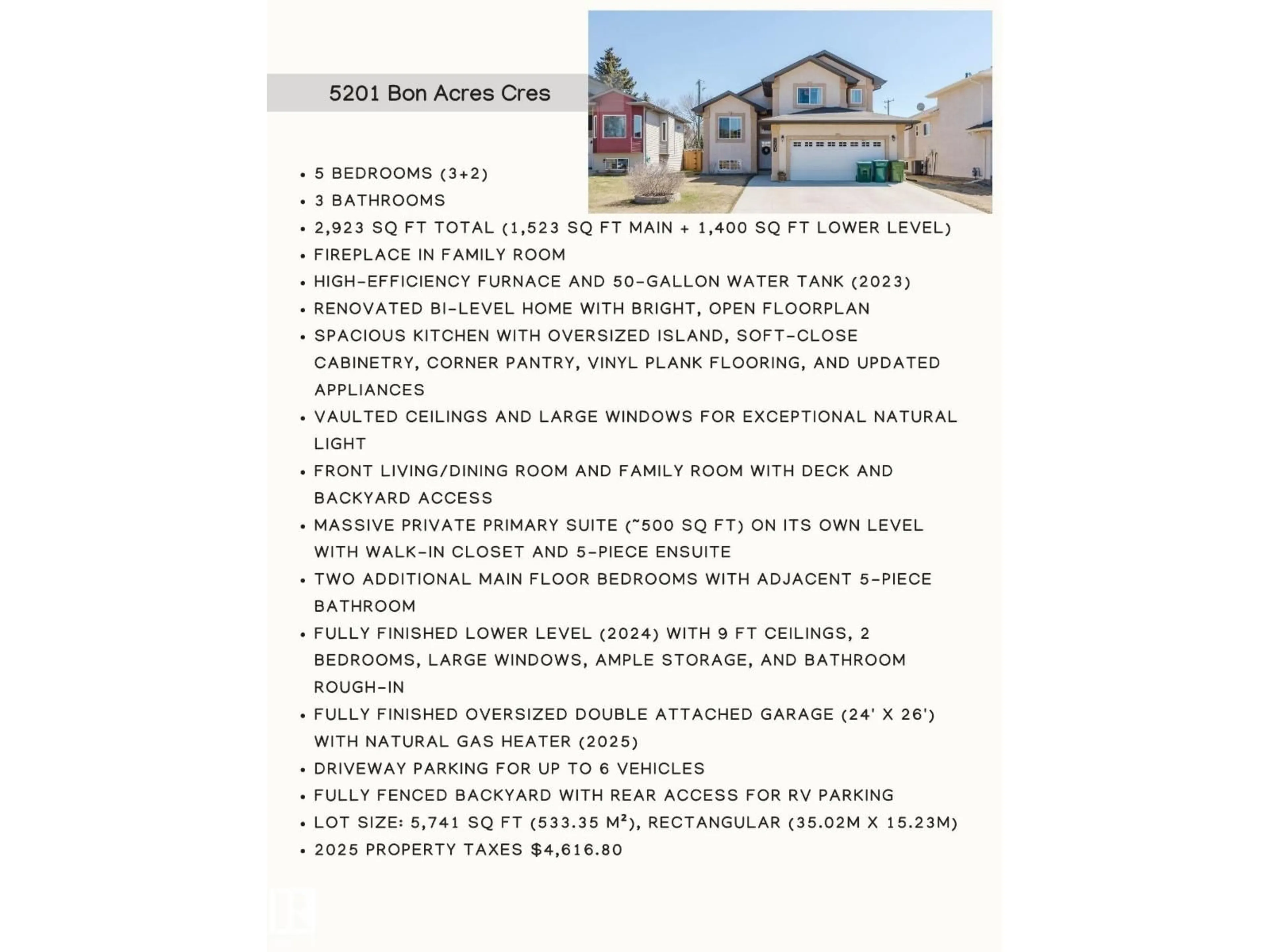 Unknown for 5201 BON ACRES CR, Bon Accord Alberta T0A0K0