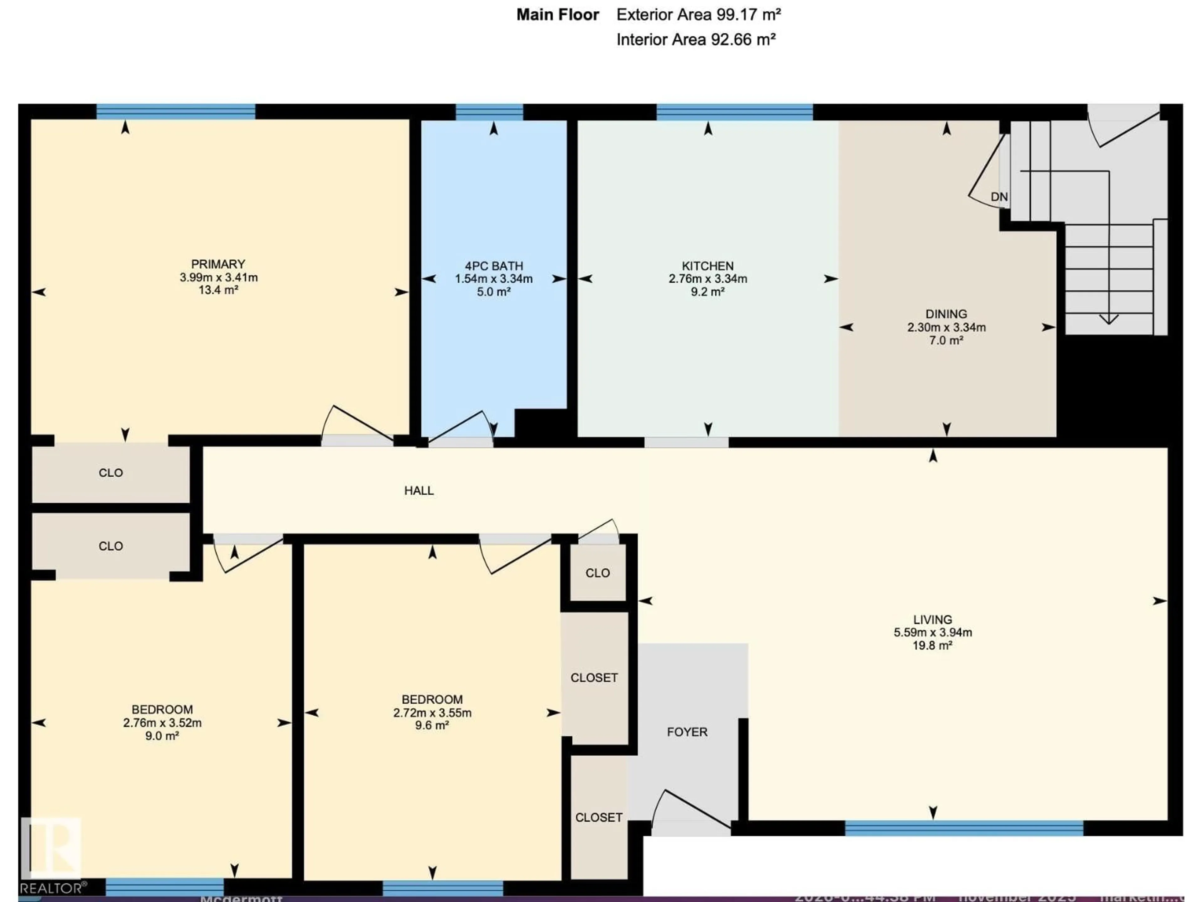 Floor plan for 5113 47 ST, Calmar Alberta T0C0V0