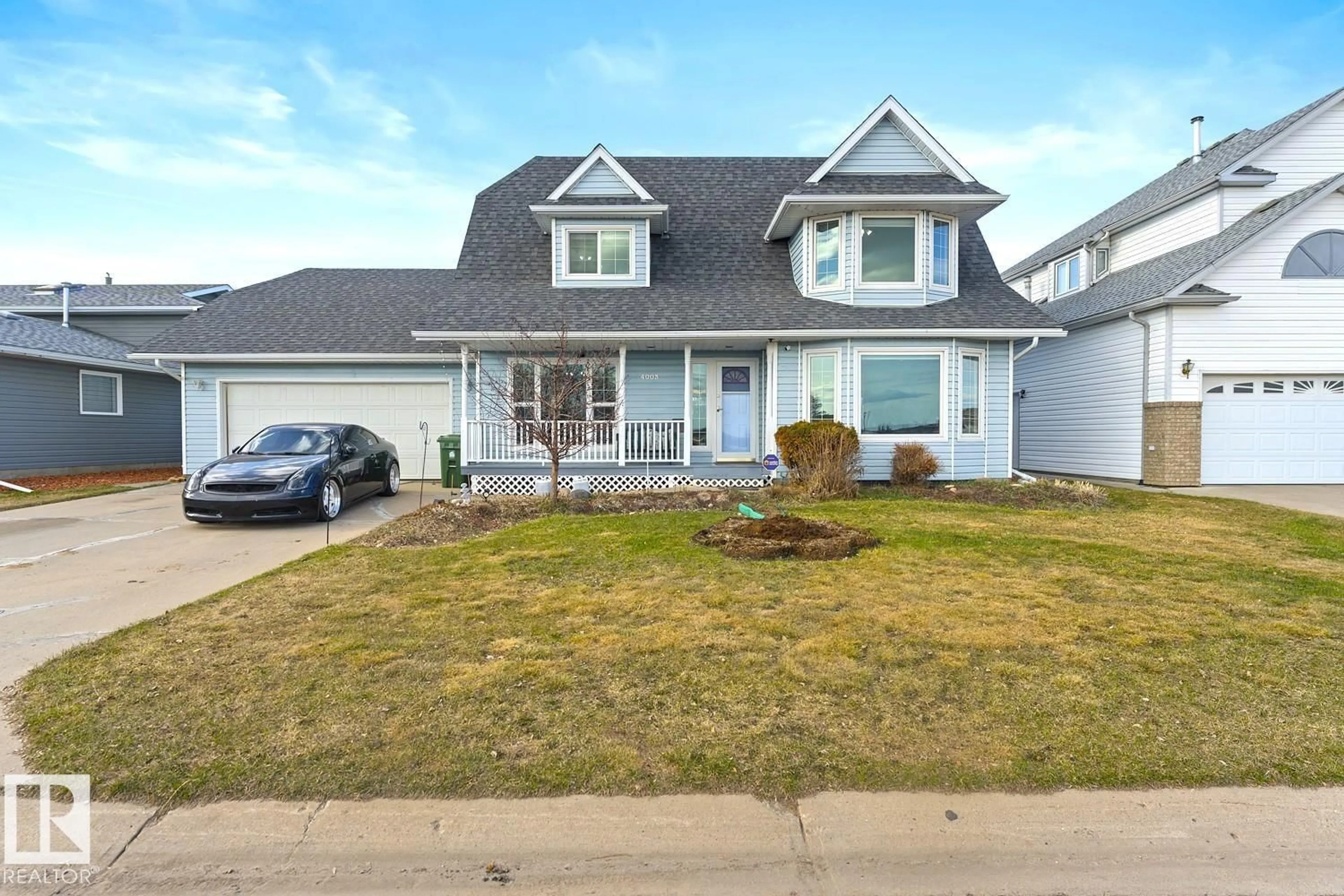 Home with vinyl exterior material, street for 4003 LAKESHORE DR, Bonnyville Town Alberta T9N1V7