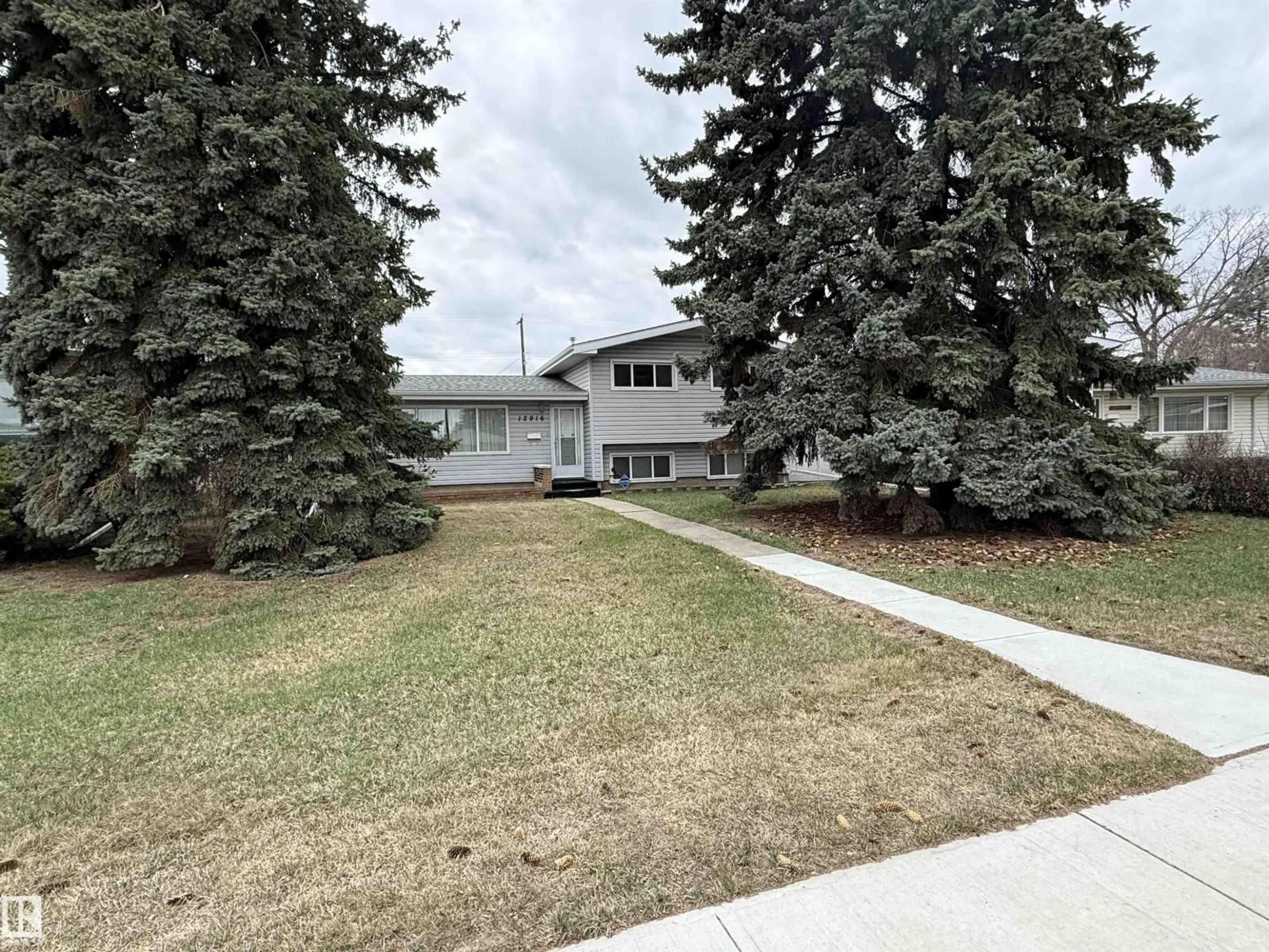 A pic from outside/outdoor area/front of a property/back of a property/a pic from drone, street for 12916 95A ST NW, Edmonton Alberta T5E4A1