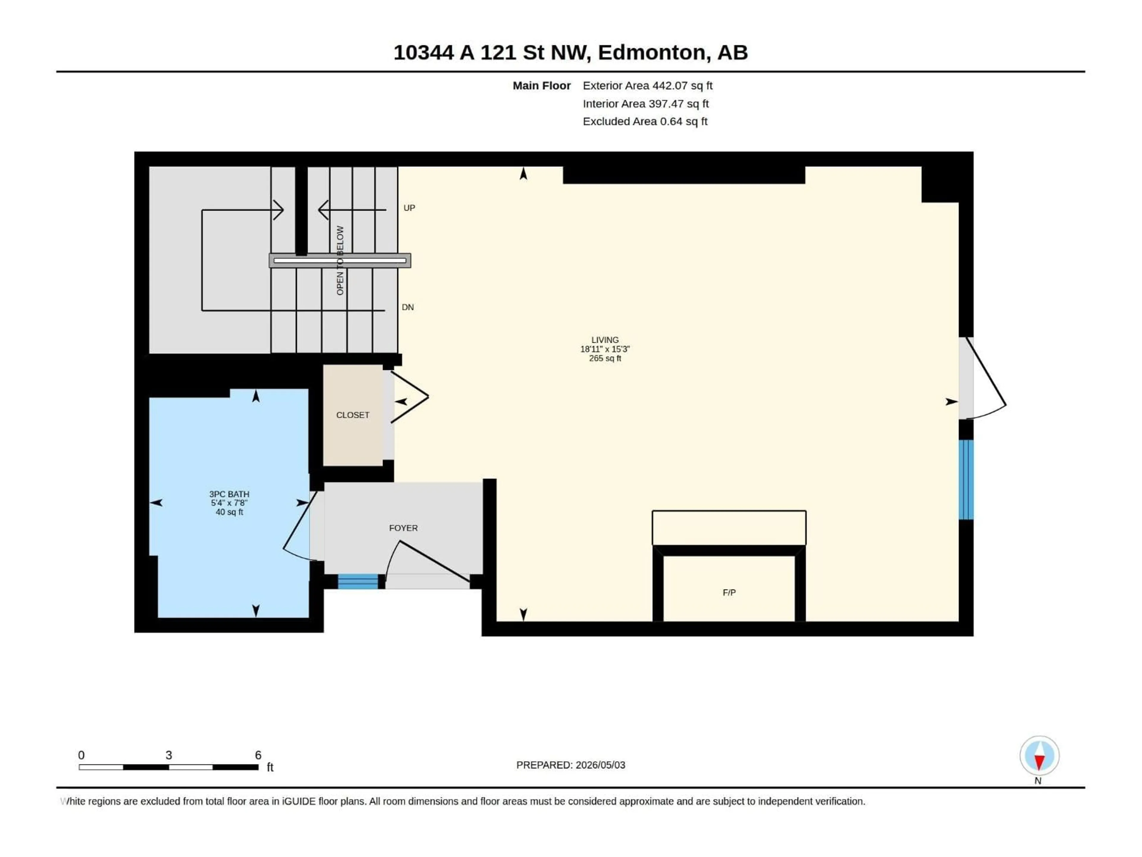 Floor plan for NW - 10344A 121 ST, Edmonton Alberta T5N1K8