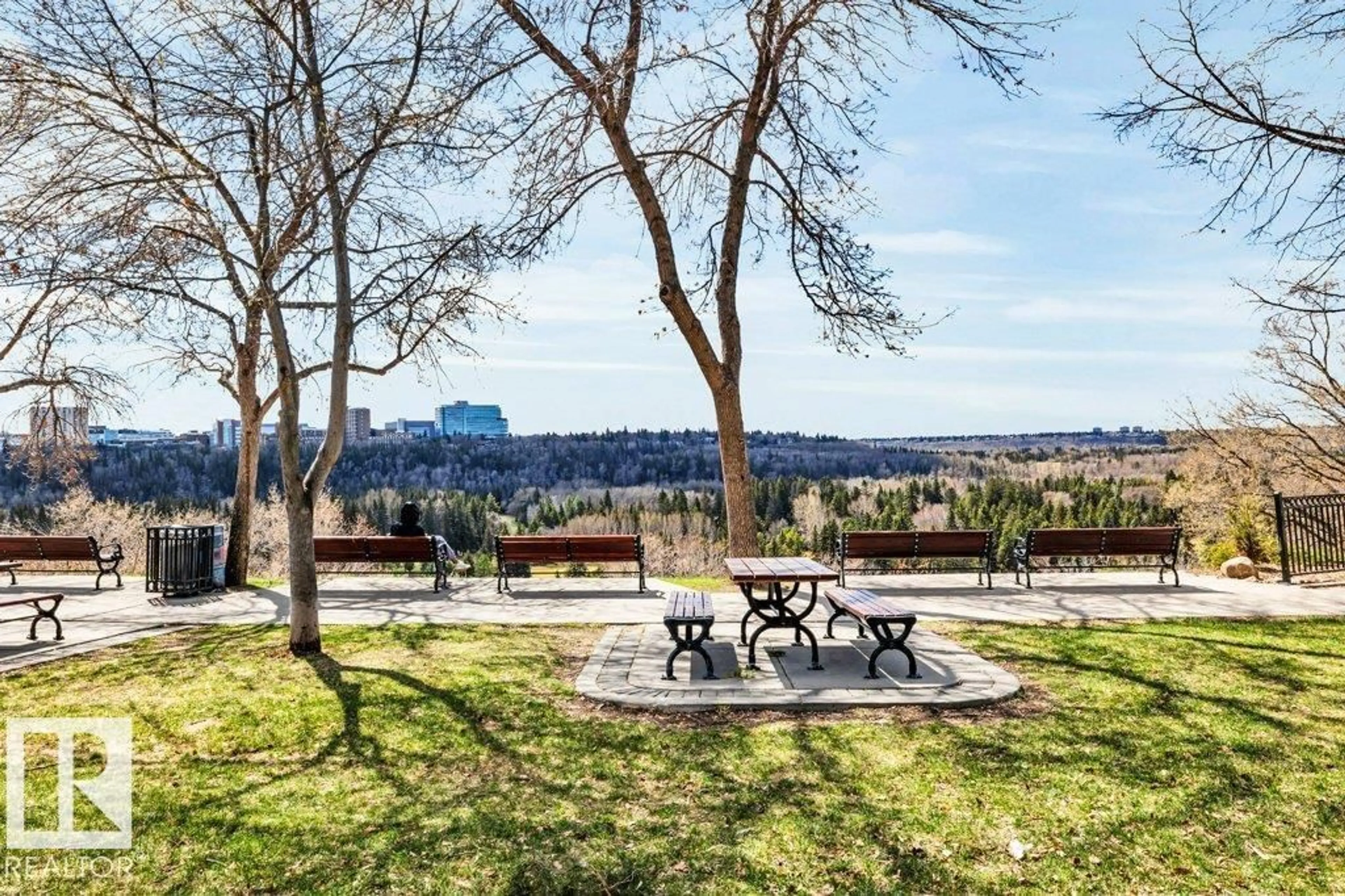Patio, mountain view for #403 - 10021 116 ST, Edmonton Alberta T5K1V5