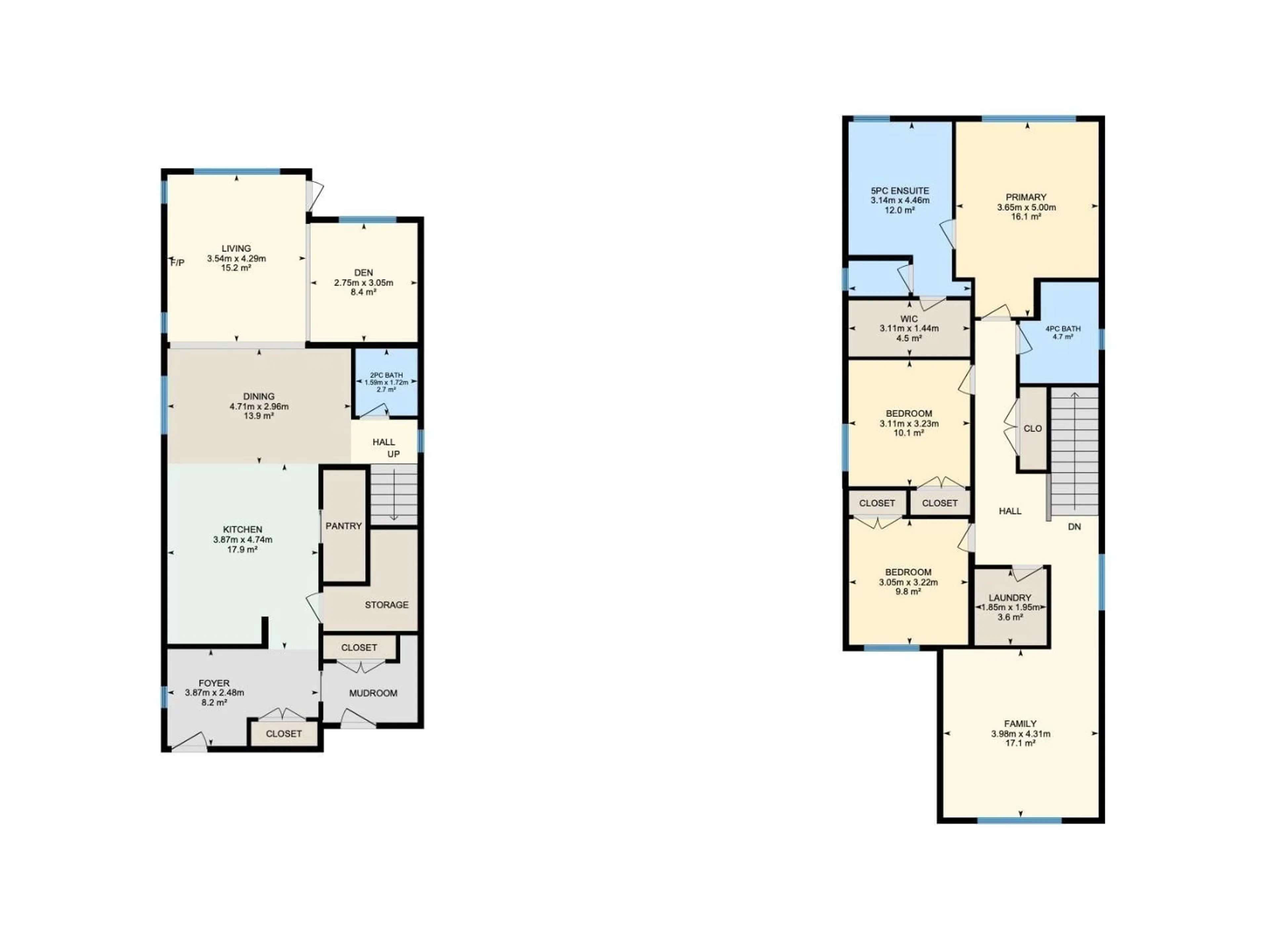 Floor plan for 12 GABLE CM, Spruce Grove Alberta T7X2W2