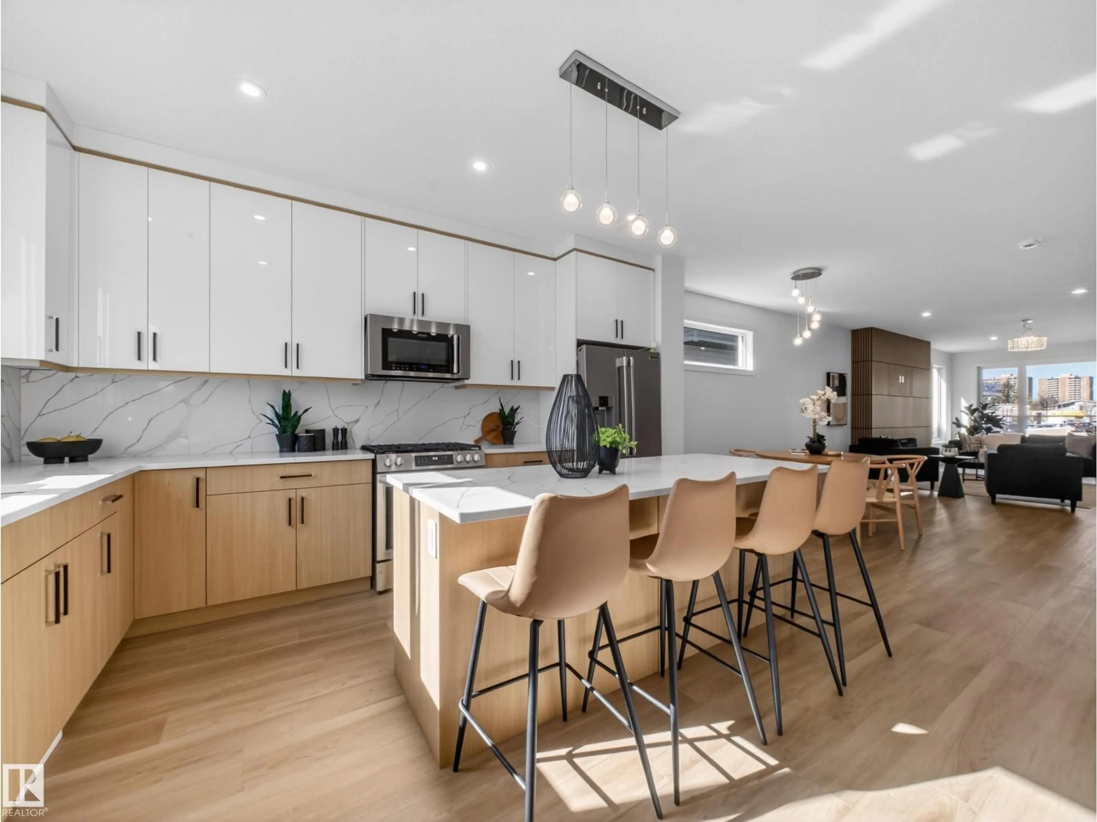 Open concept kitchen, unknown for 8713 149 ST, Edmonton Alberta T5R1B5