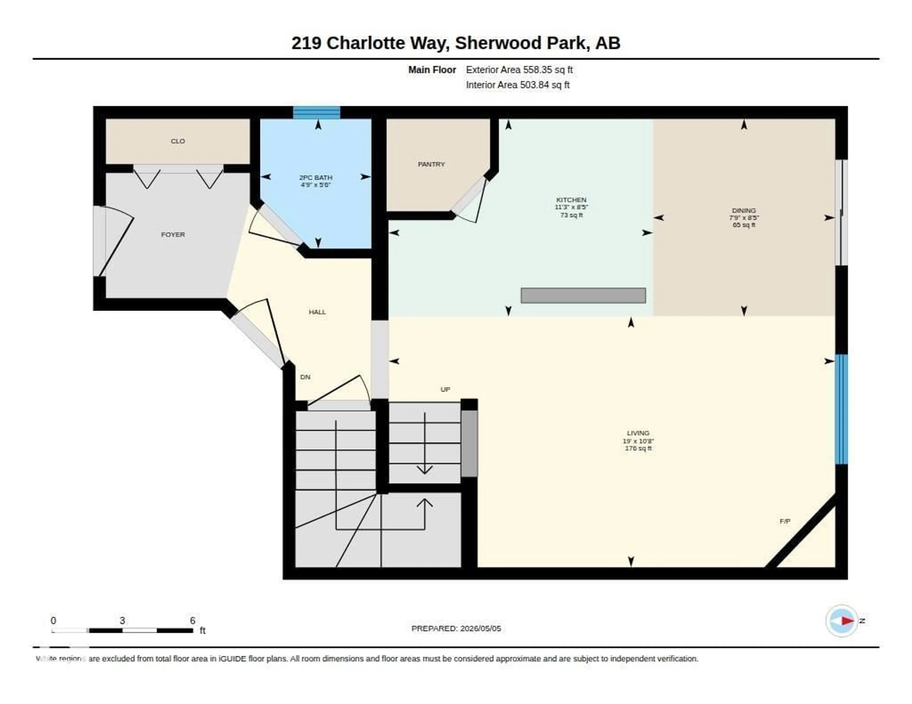 Floor plan for 85 219 CHARLOTTE WY, Sherwood Park Alberta T8H0T3