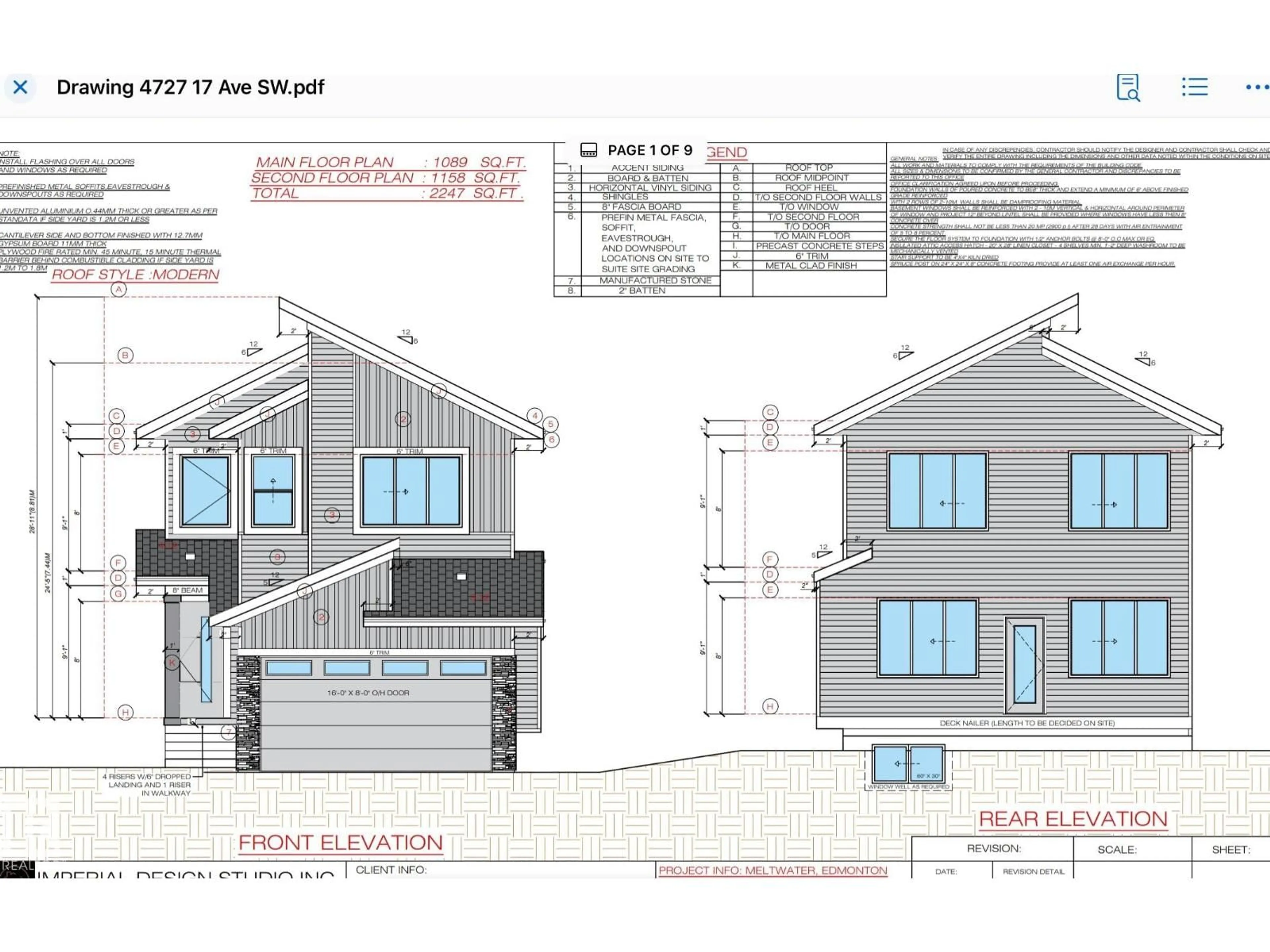 Floor plan for SW - 4727 17 AV, Edmonton Alberta T6X0P6