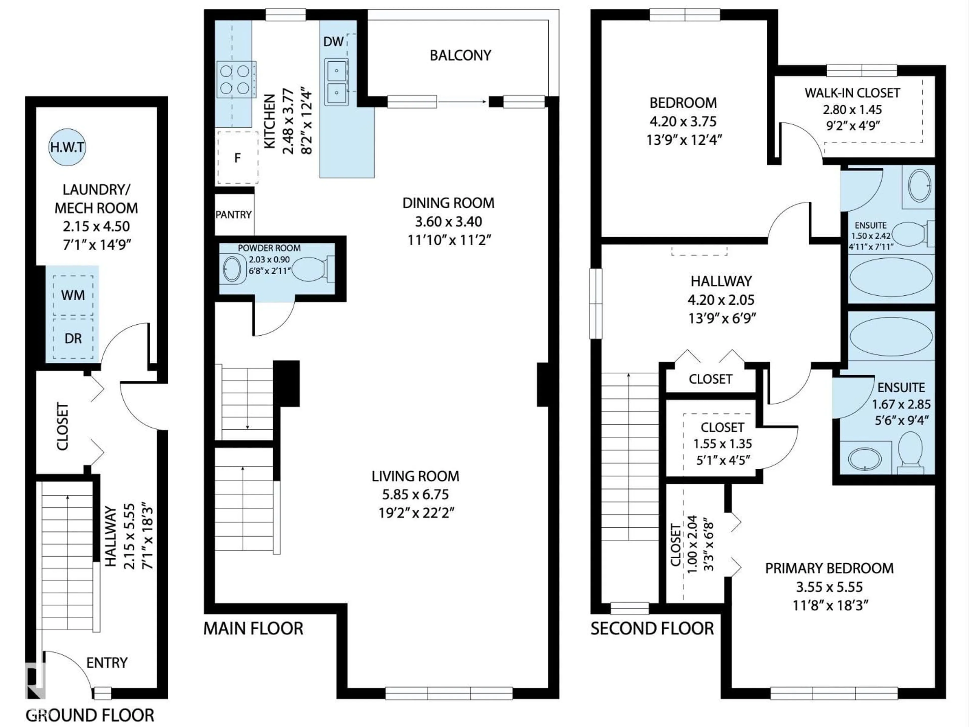 Floor plan for 58 - 1391 STARLING DR, Edmonton Alberta T5S0L3