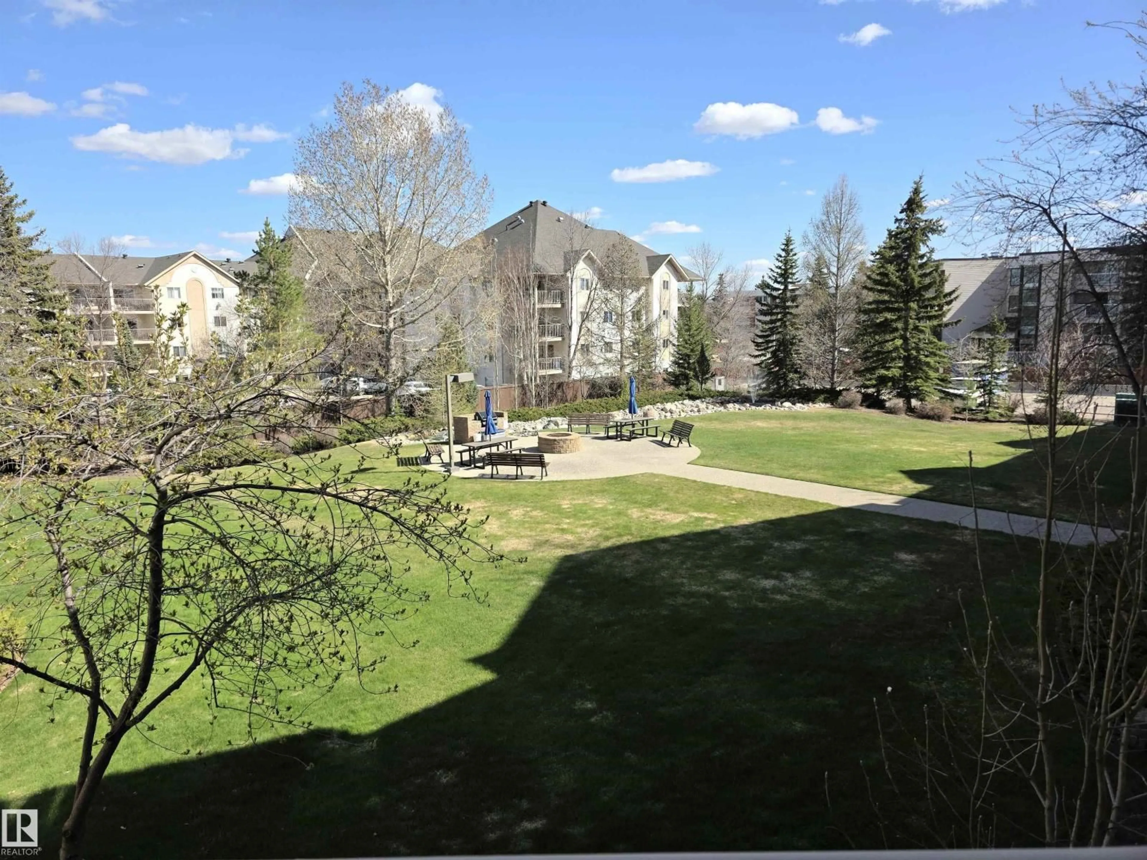 A pic from outside/outdoor area/front of a property/back of a property/a pic from drone, mountain view for 219 - 6623 172 ST, Edmonton Alberta T5T6J2