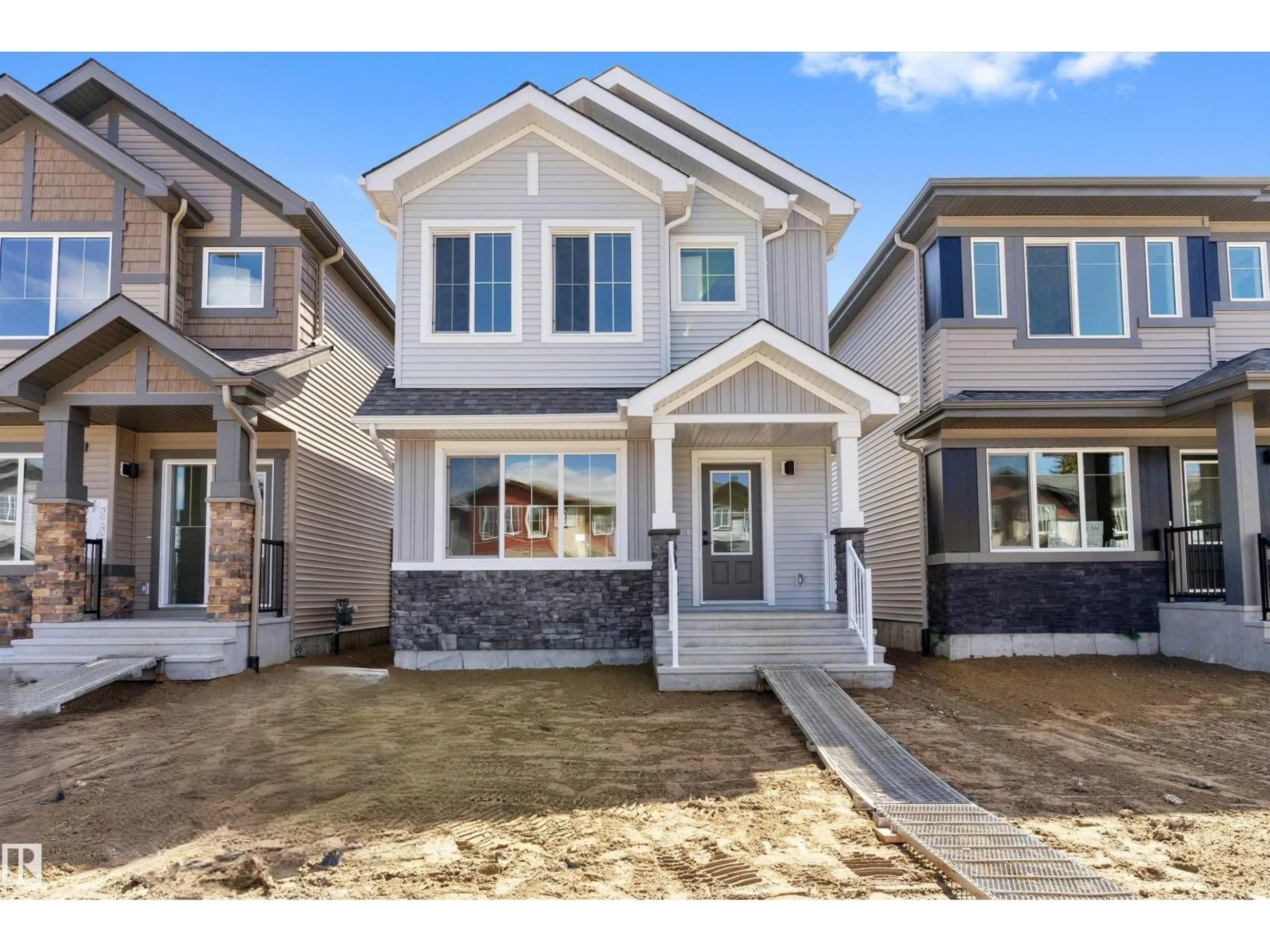 Home with brick exterior material, street for 20619 43 AV, Edmonton Alberta T6M3E3