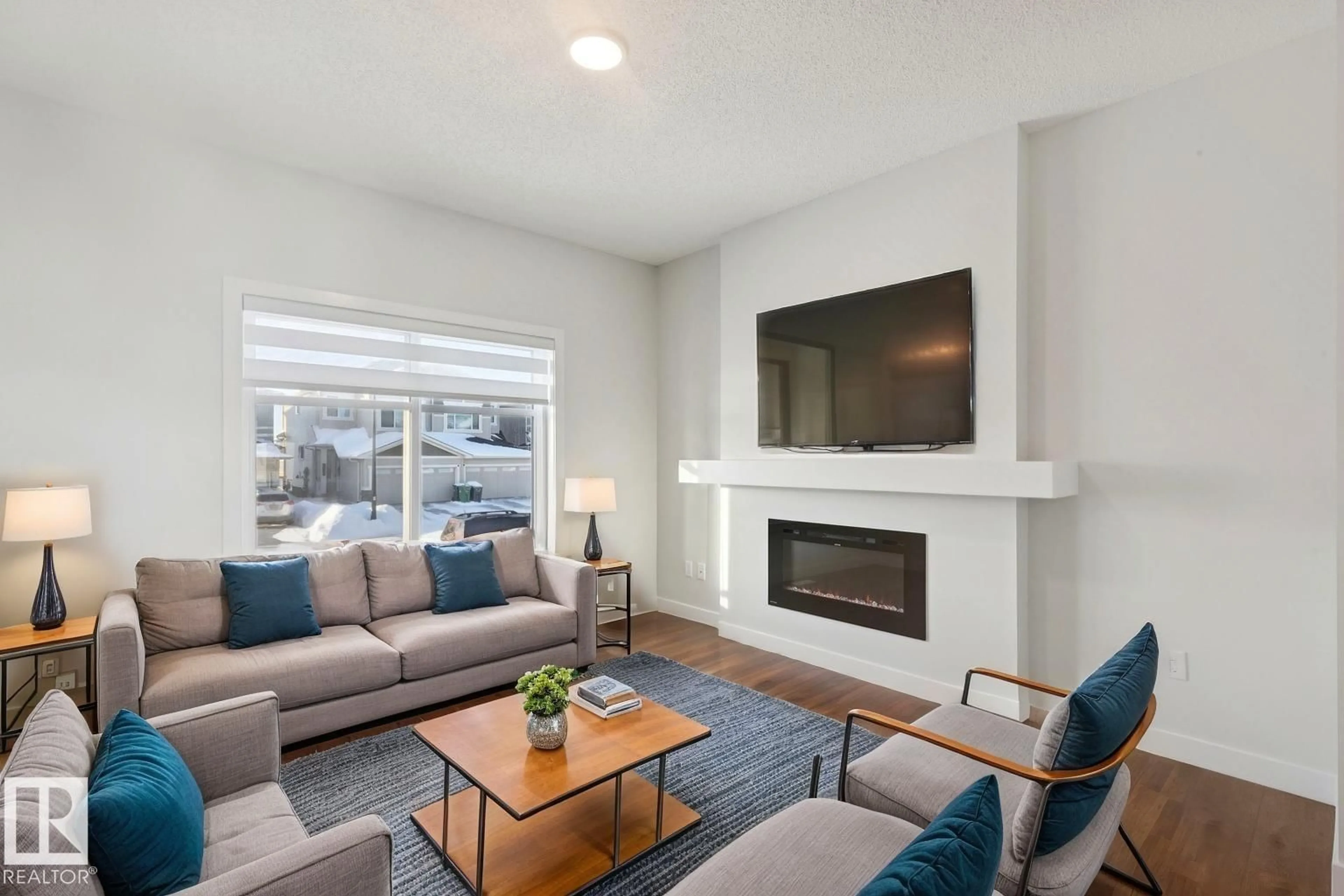 Living room with furniture, unknown for 301 BRAE WY, Leduc Alberta T9E1T7