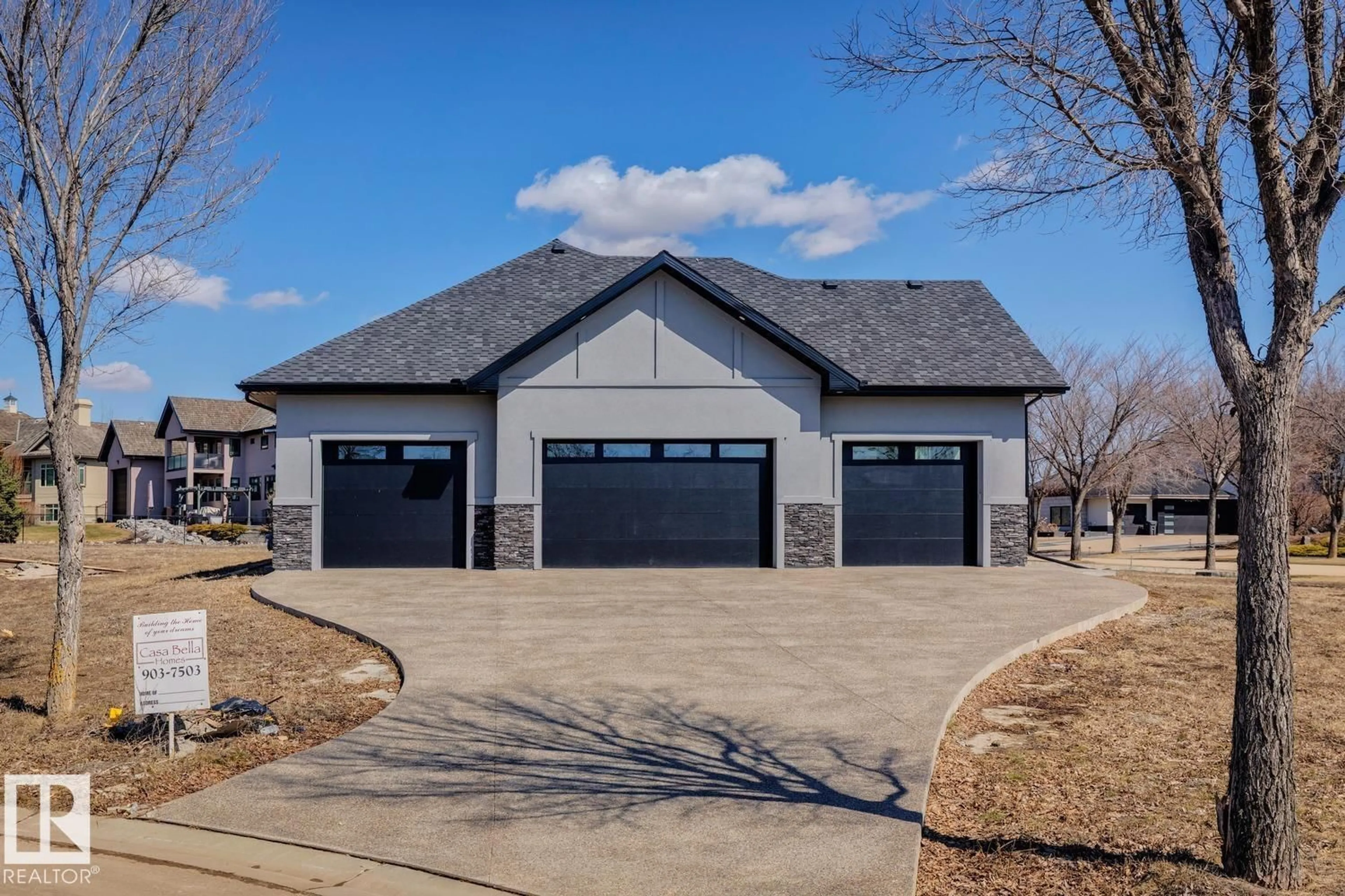 Home with brick exterior material, street for 15 PINNACLE KY, Rural Sturgeon County Alberta T8T0B5