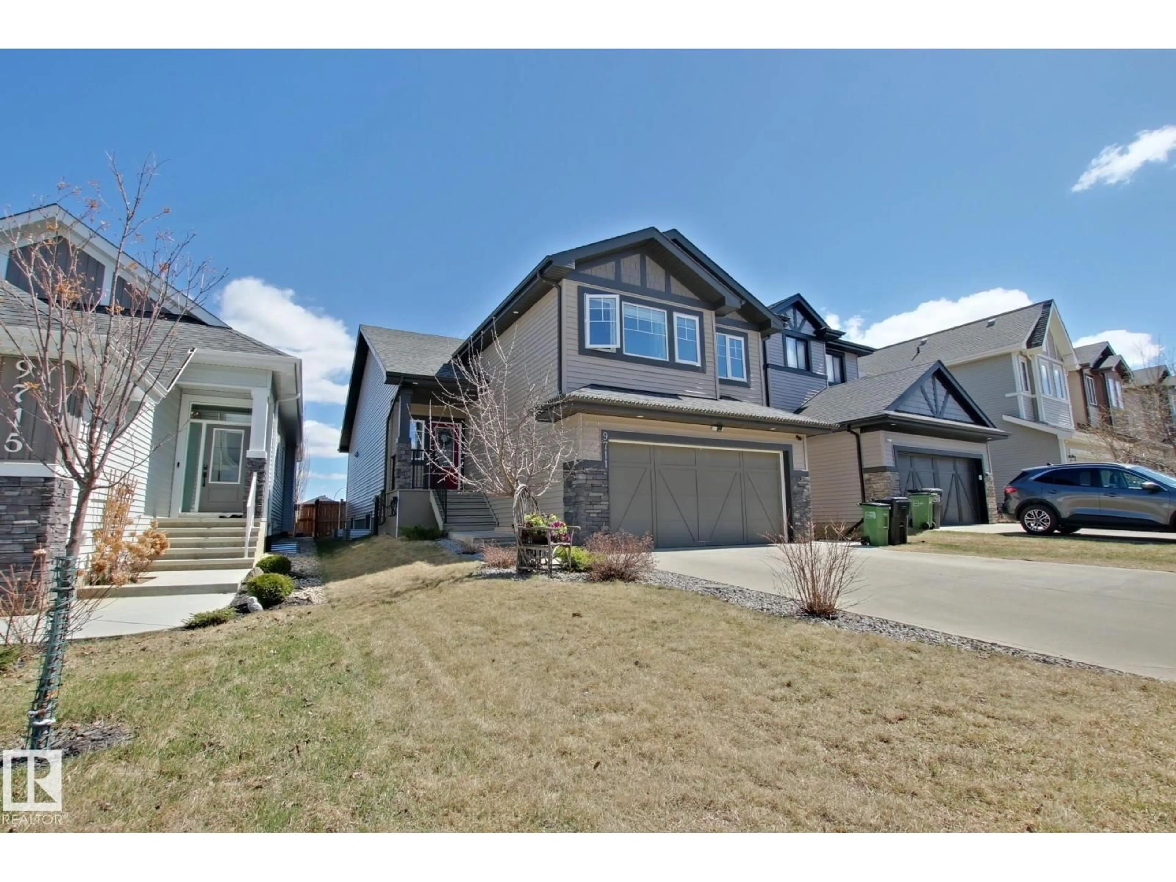 Home with brick exterior material, street for NW - 9711 223 ST, Edmonton Alberta T5T4B5