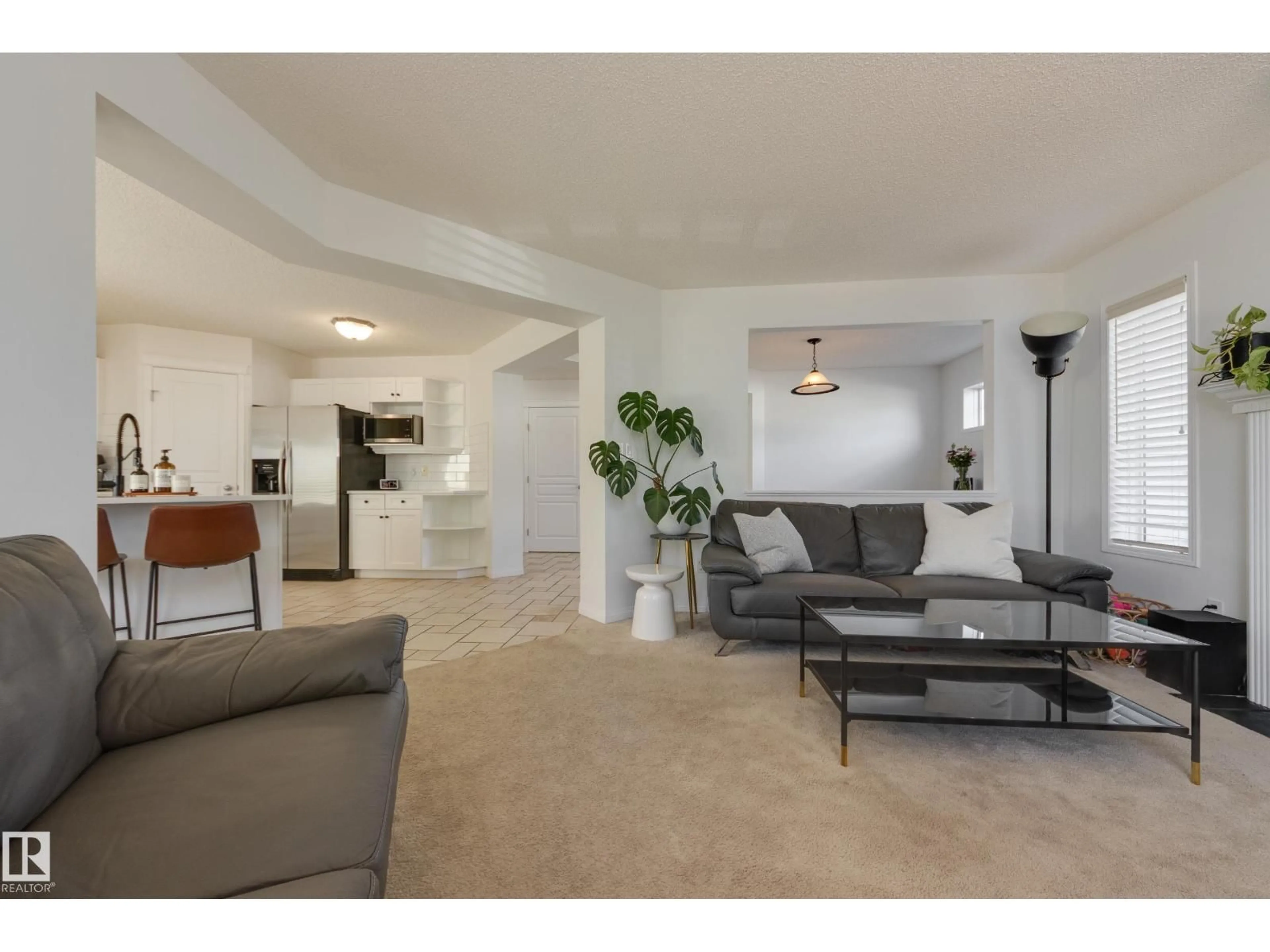 Living room with furniture, unknown for 2061 HADDOW DR, Edmonton Alberta T6R2X6