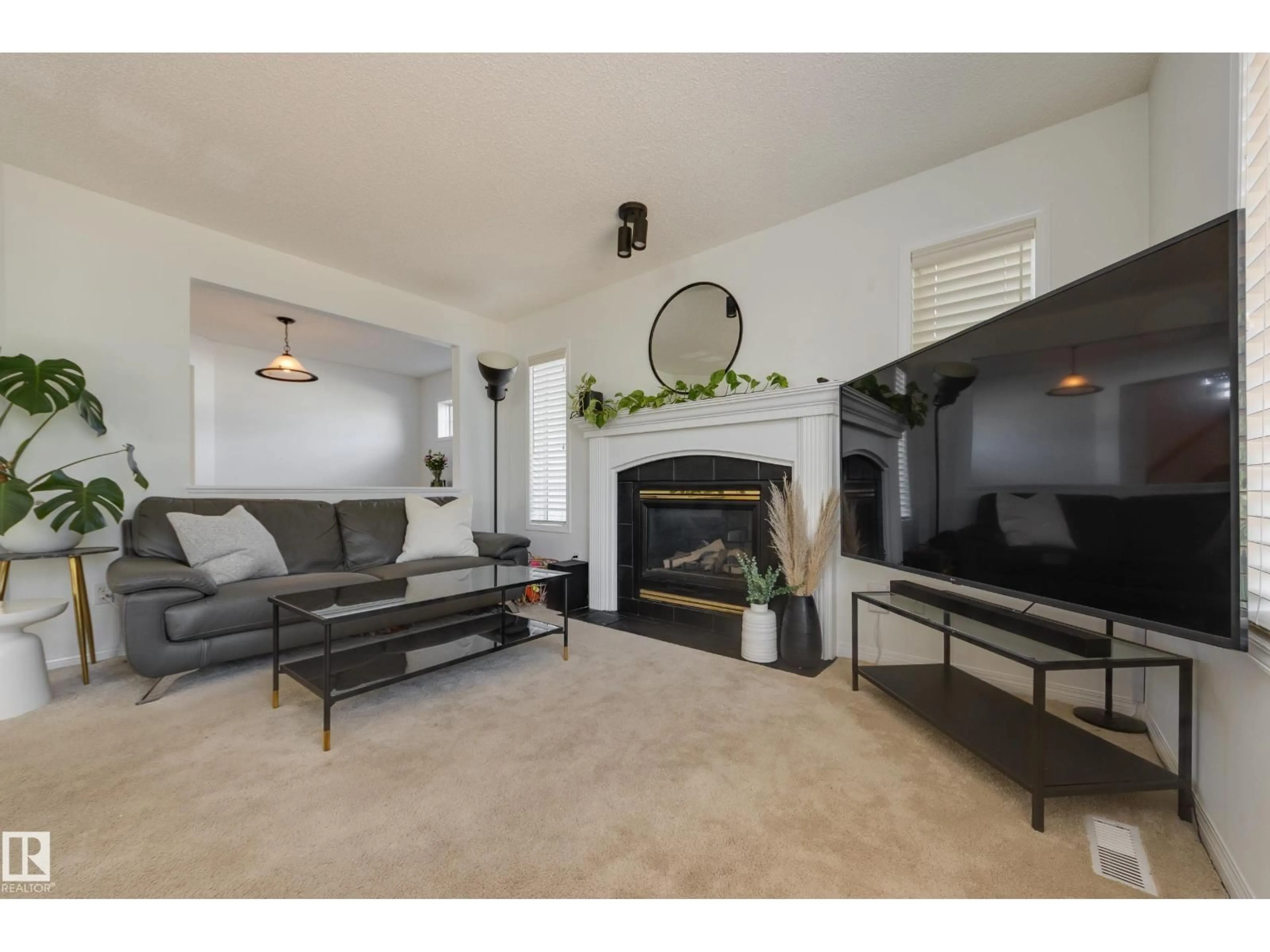 Living room with furniture, unknown for 2061 HADDOW DR, Edmonton Alberta T6R2X6