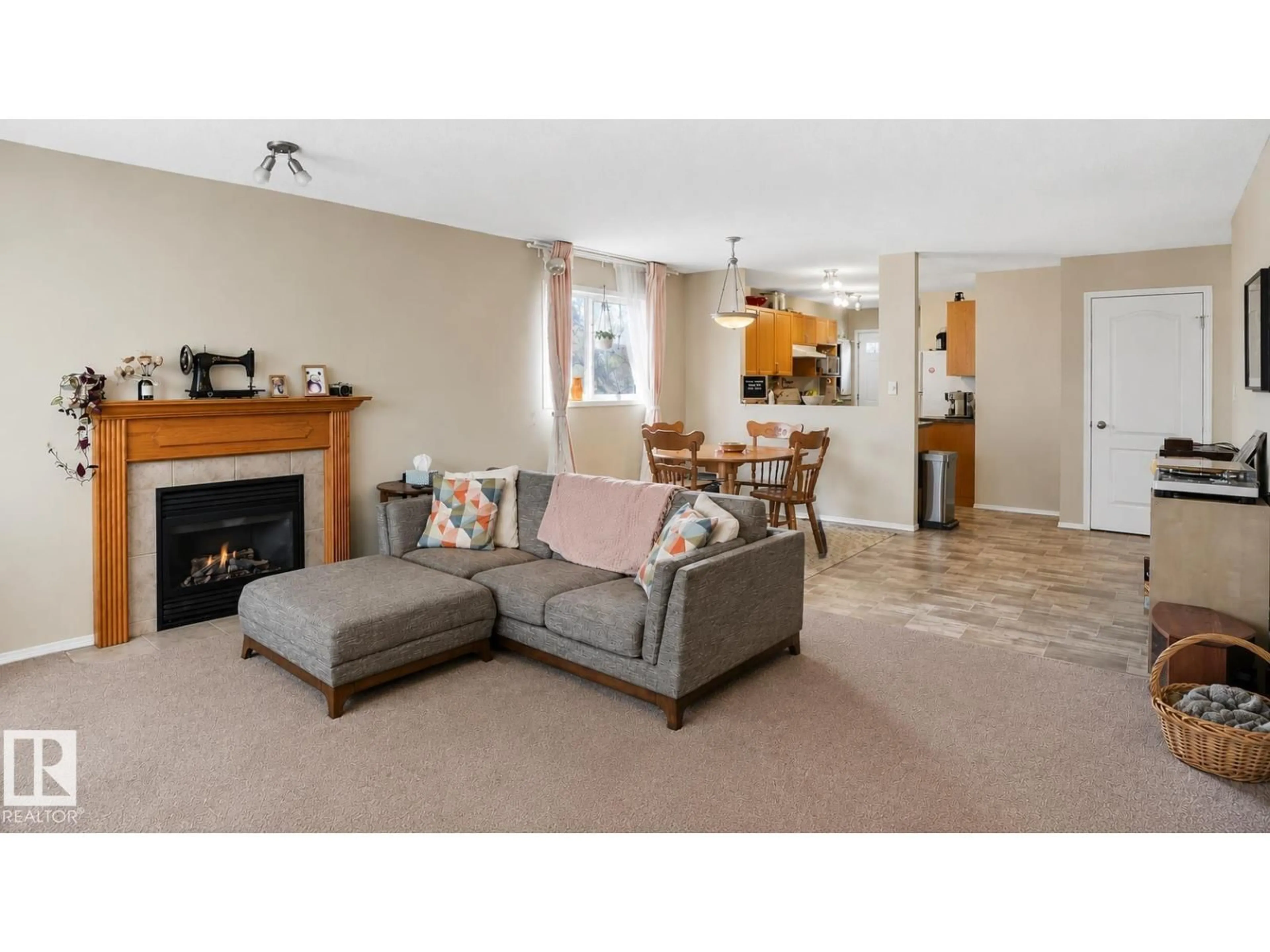 Living room with furniture, unknown for 9745 71 AV, Edmonton Alberta T6E0W5