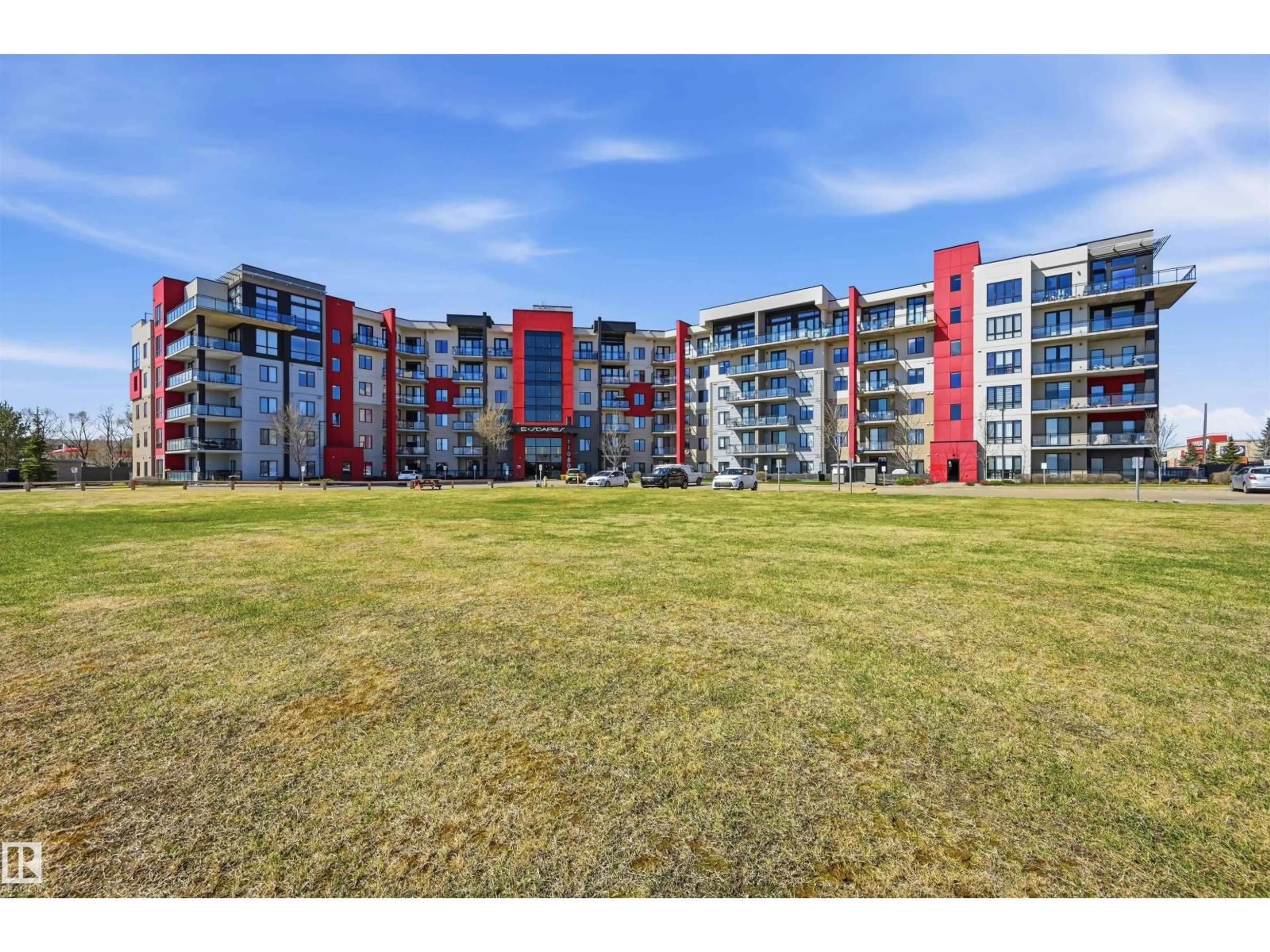 A pic from outside/outdoor area/front of a property/back of a property/a pic from drone, building for 613 - 11080 ELLERSLIE RD, Edmonton Alberta T6W2C2