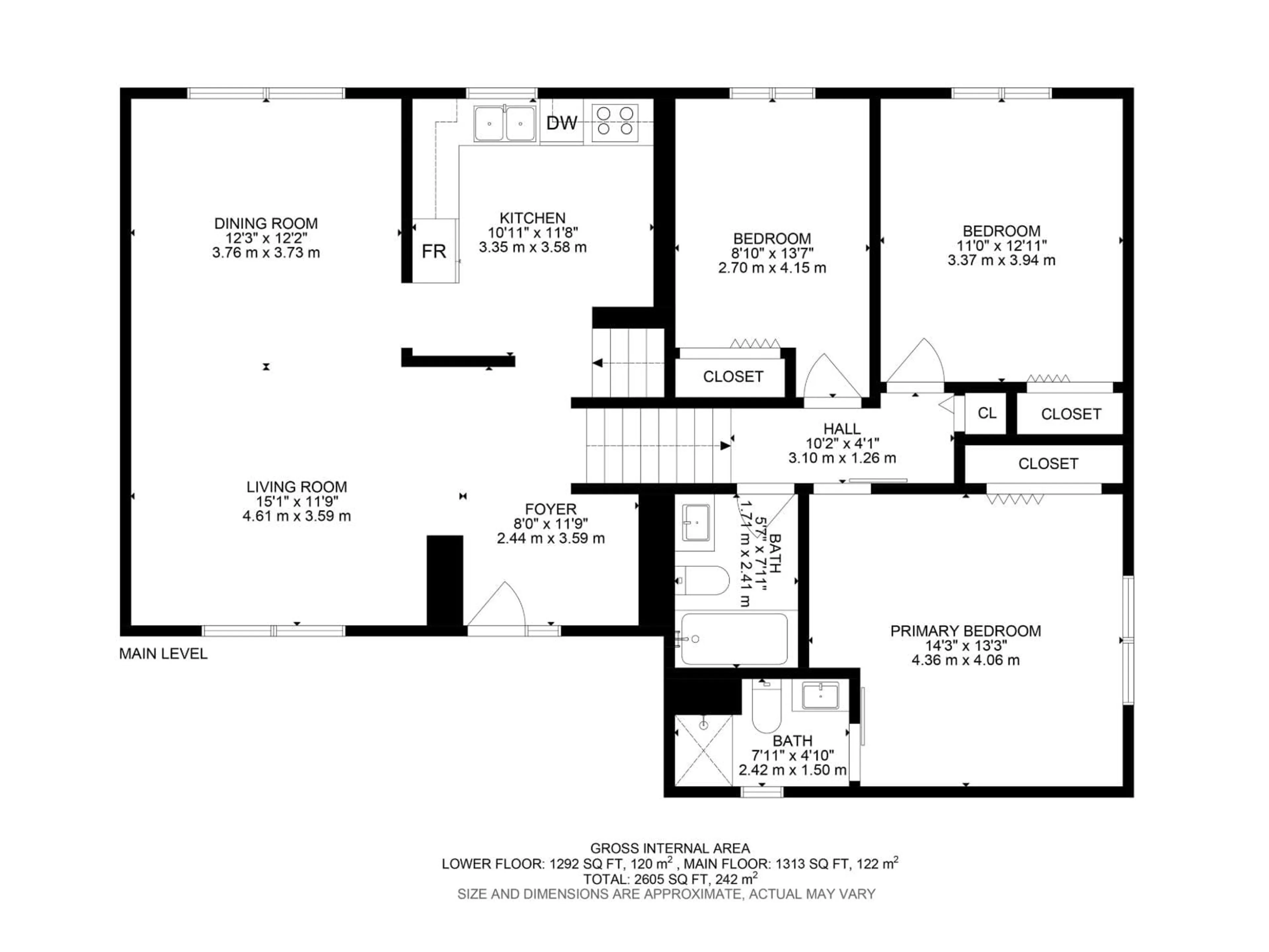 Floor plan for 9 PROSPECT, Cardiff Alberta T8R1N7