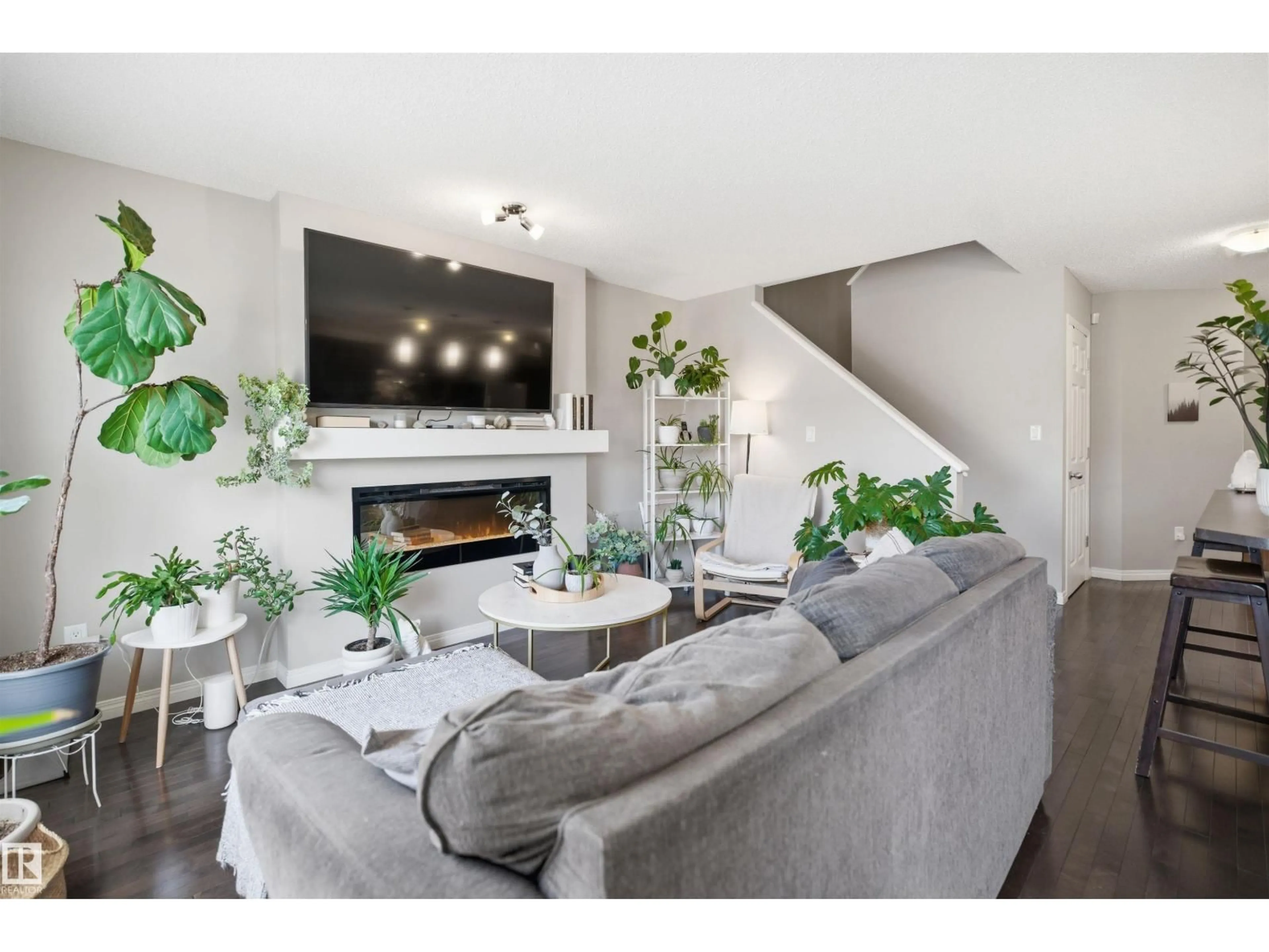Living room with furniture, unknown for SW - 7323 24 AVE, Edmonton Alberta T6X0V5