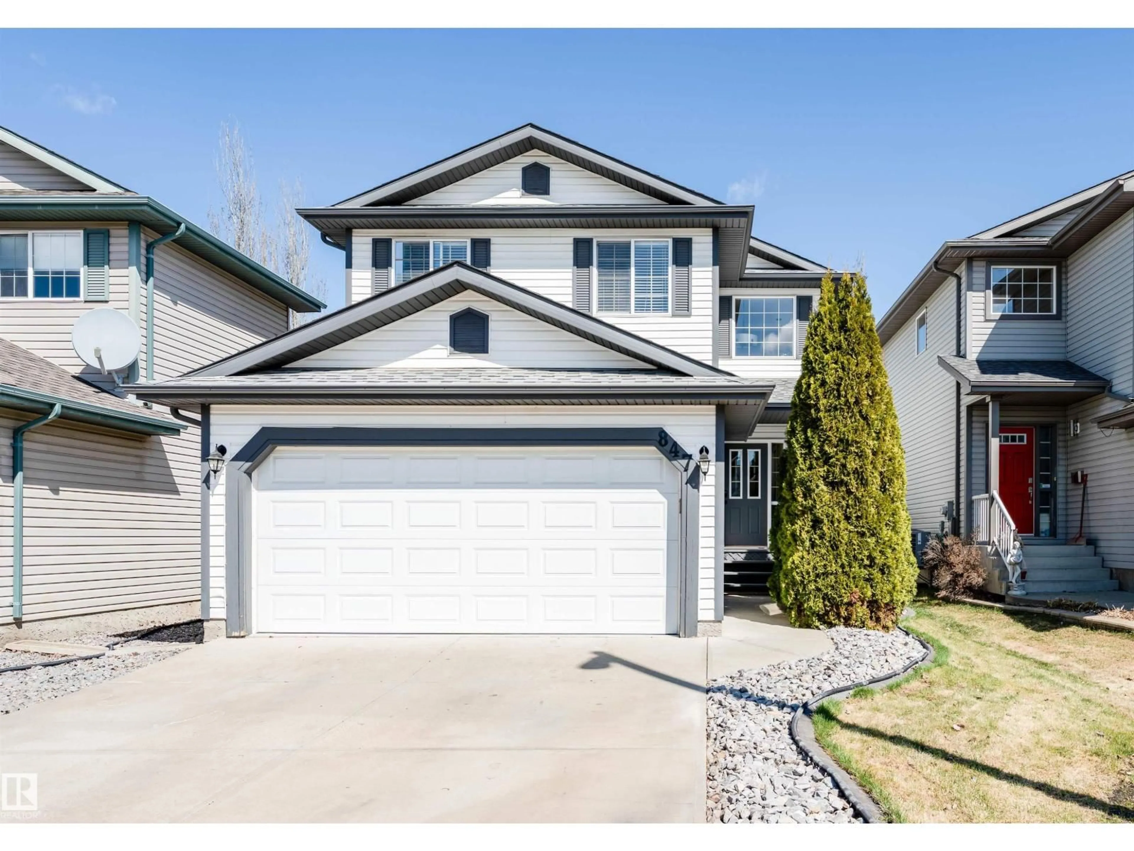 Home with vinyl exterior material, street for 847 BLACKLOCK WY, Edmonton Alberta T6W1C6