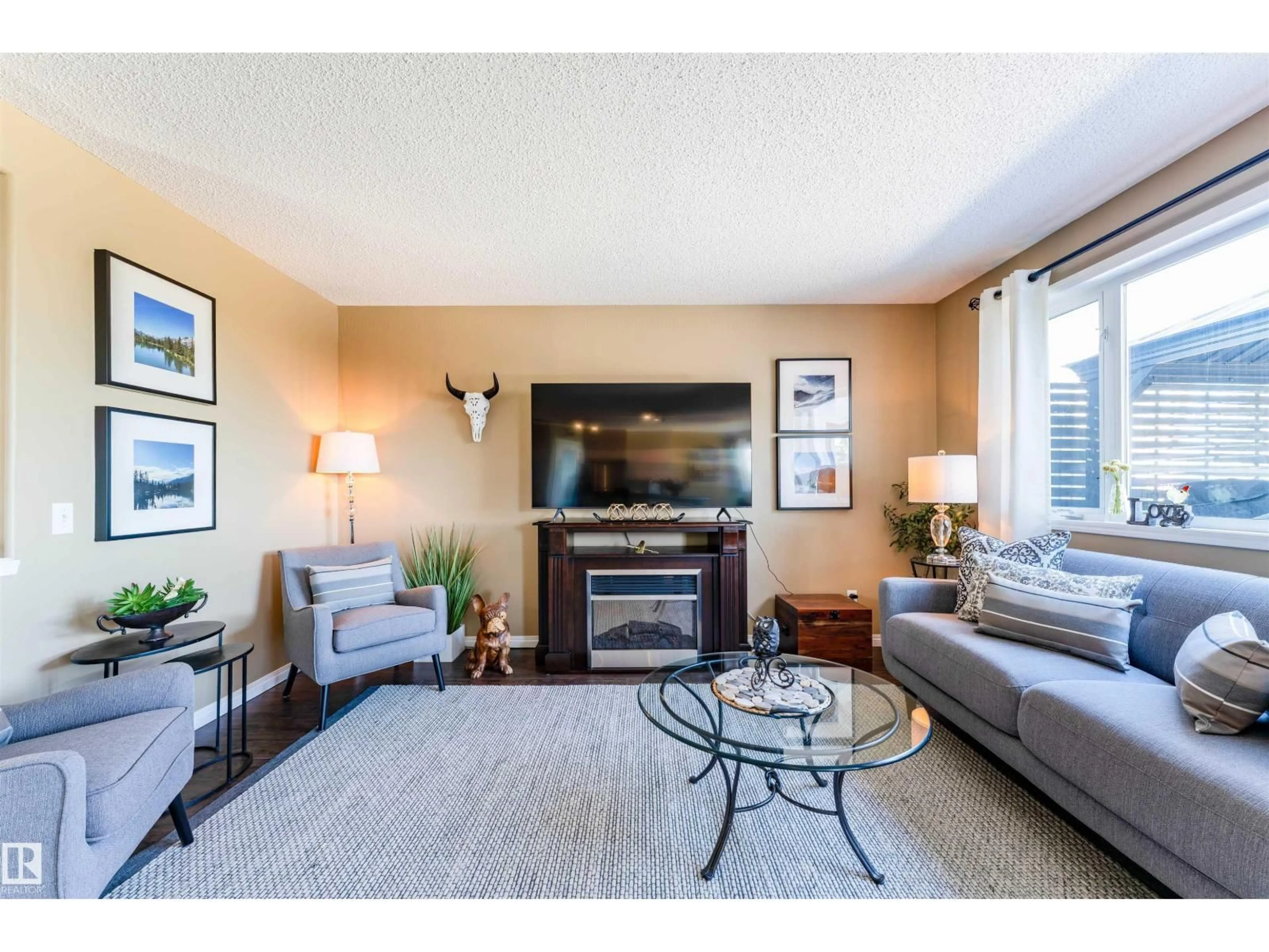 Living room with furniture, unknown for 847 BLACKLOCK WY, Edmonton Alberta T6W1C6