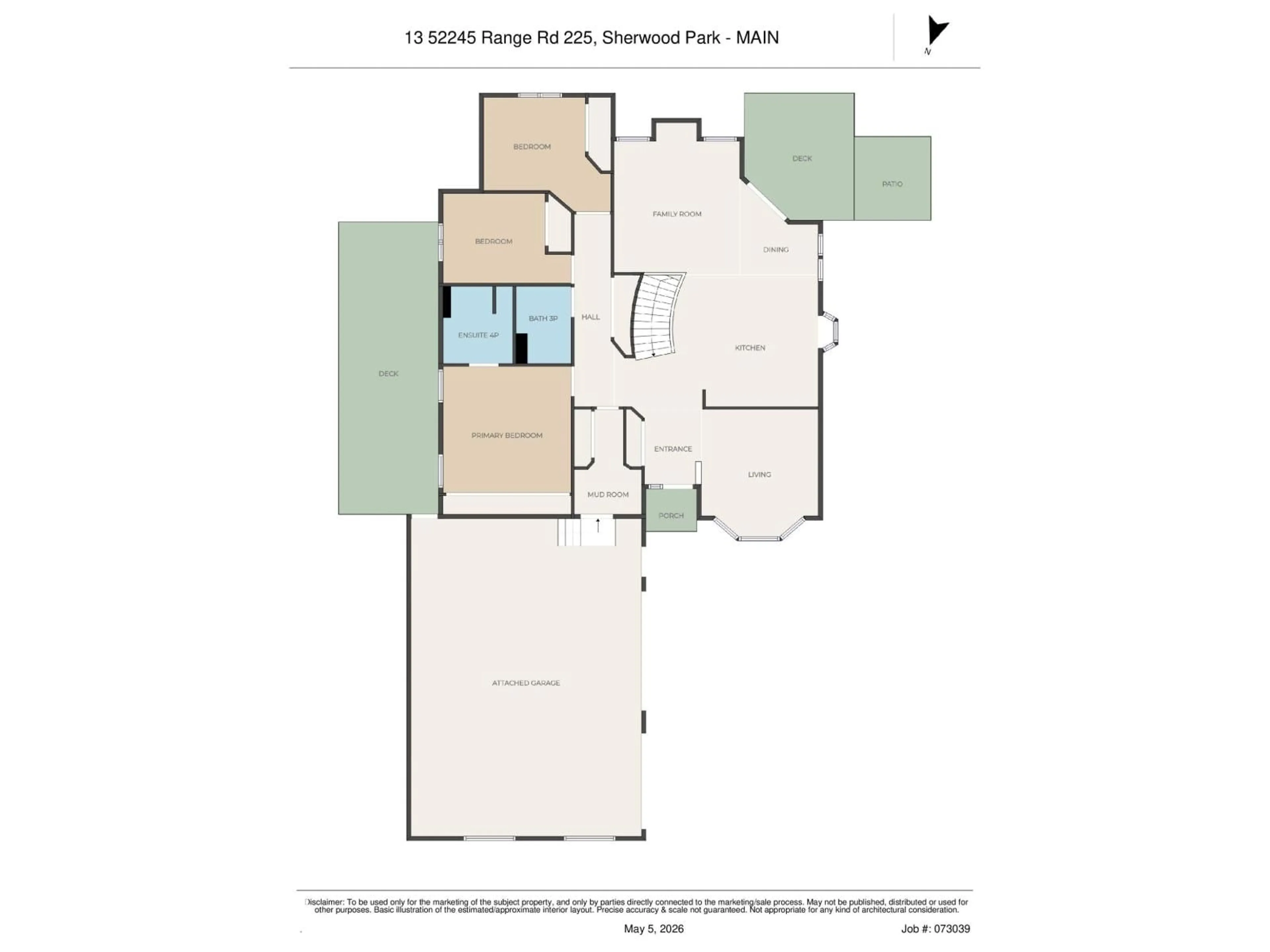 Floor plan for #7 - 52245 RGE ROAD 225, Rural Strathcona County Alberta T8C1C7