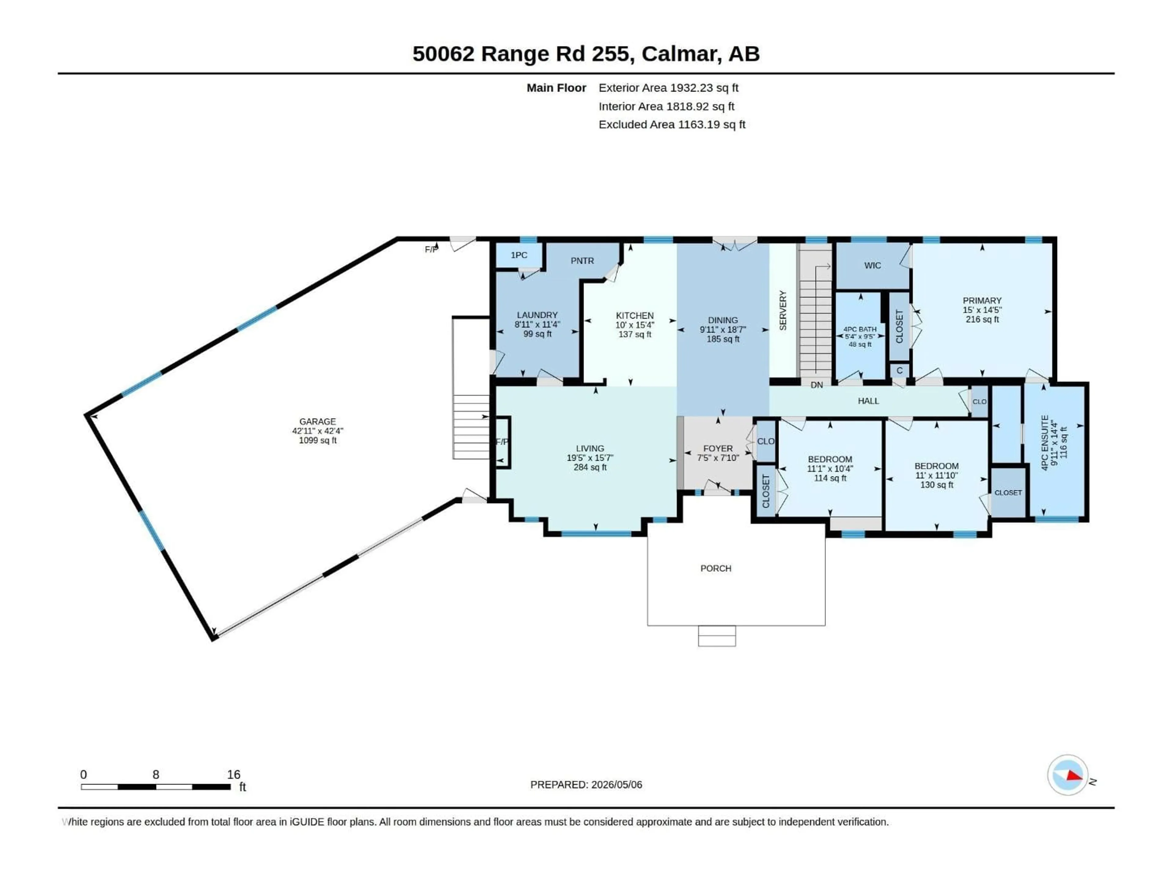 Floor plan for 50062 RGE RD 255, Rural Leduc County Alberta T9G0C6