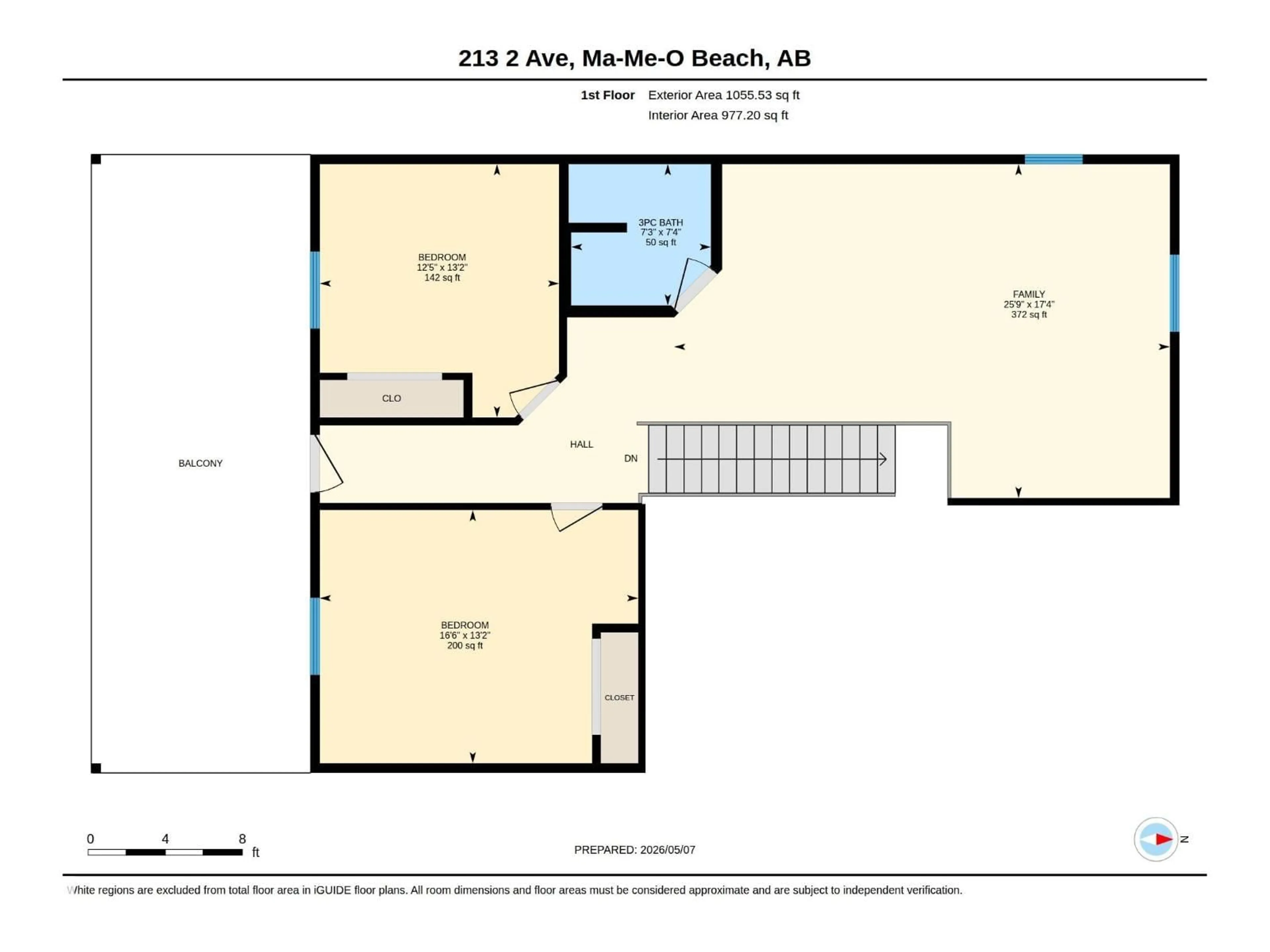 Floor plan for 213 2 AV, Rural Wetaskiwin County Alberta T0C1X0