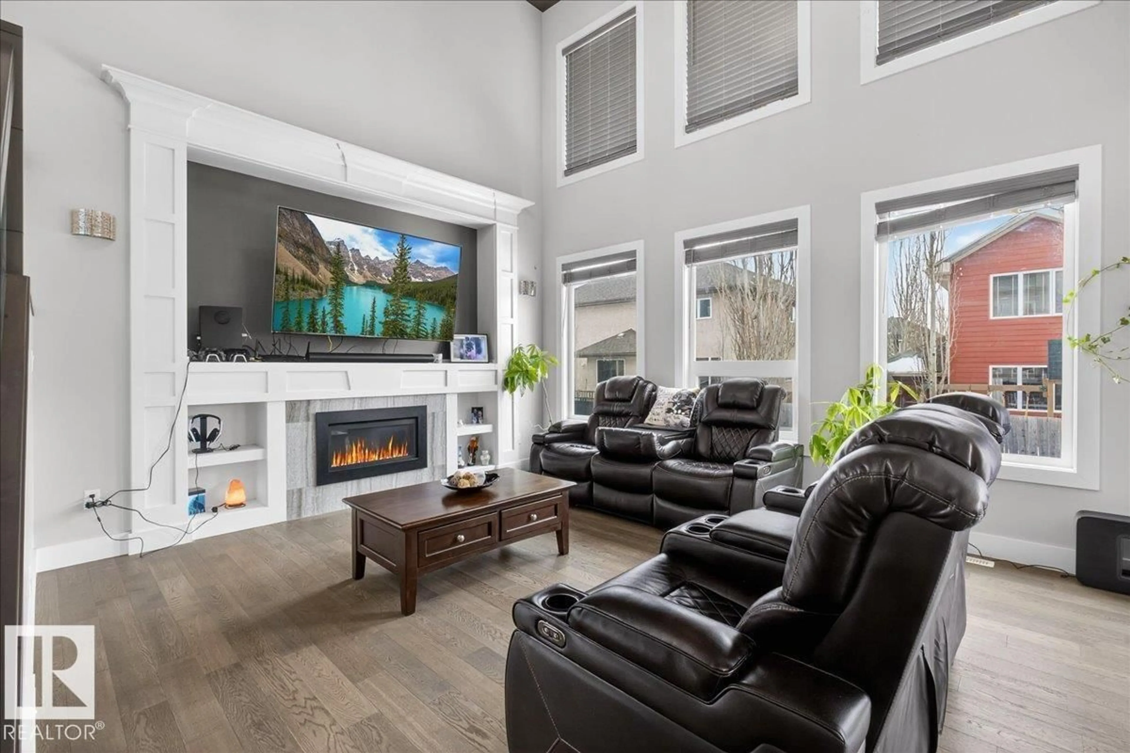 Living room with furniture, unknown for 3609 65 ST, Beaumont Alberta T4X0G6
