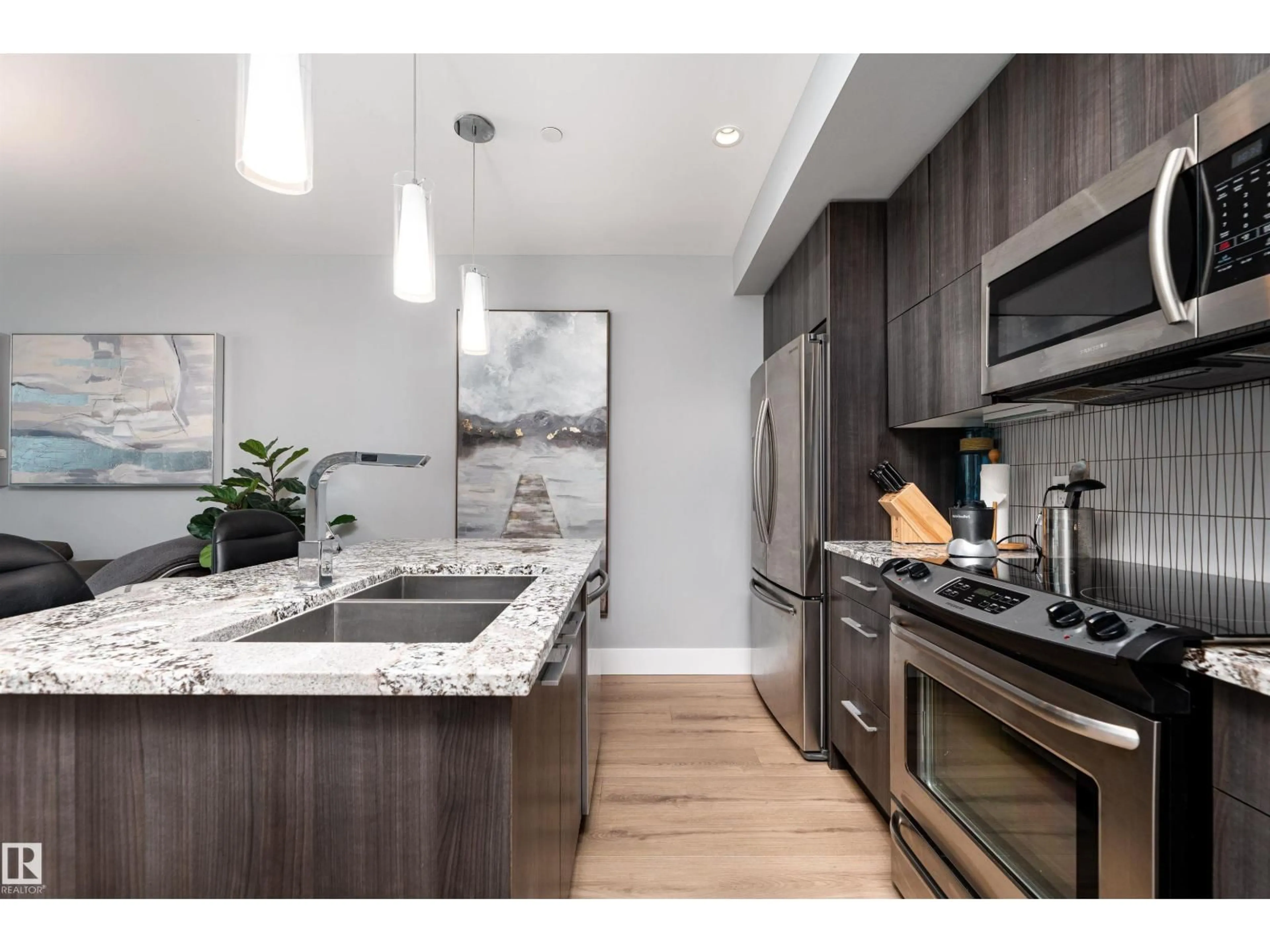 Open concept kitchen, unknown for 1404 - 11969 JASPER AV, Edmonton Alberta T5K0P1