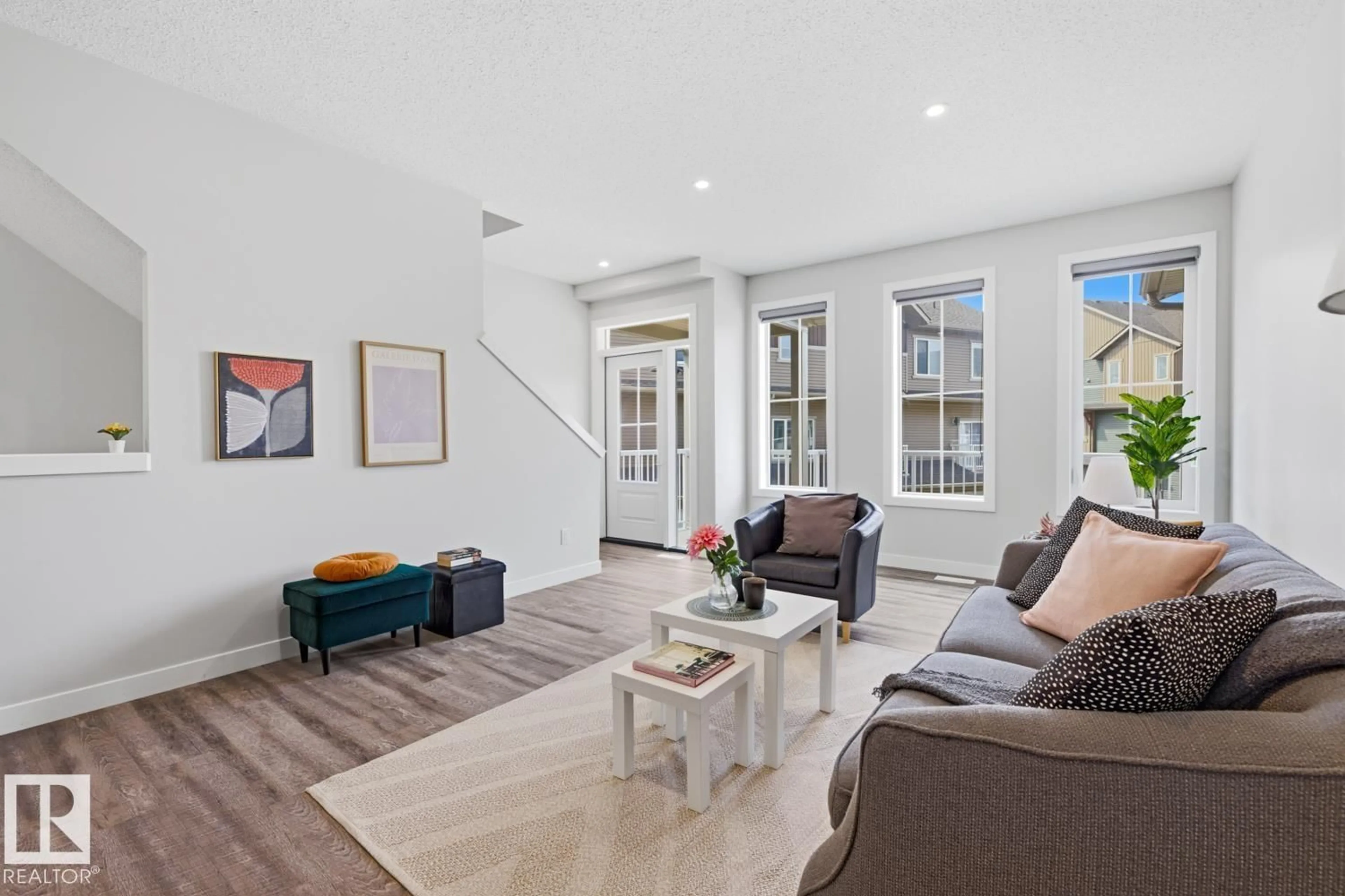 Living room with furniture, unknown for 1051 - 40 GRAYDON HILL BV, Edmonton Alberta T6W3C8