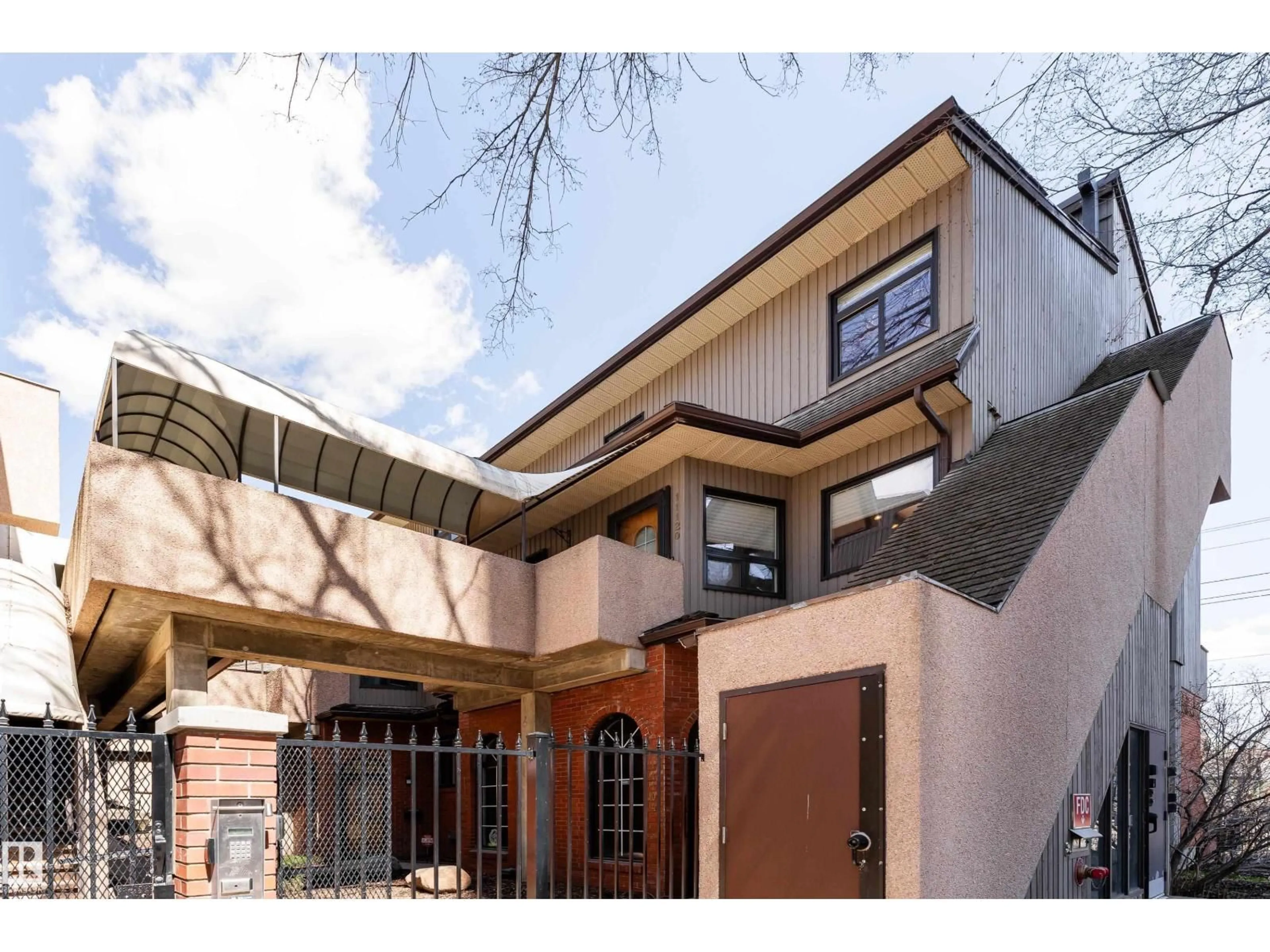Home with brick exterior material, street for 11120 83 AV, Edmonton Alberta T6G0V1
