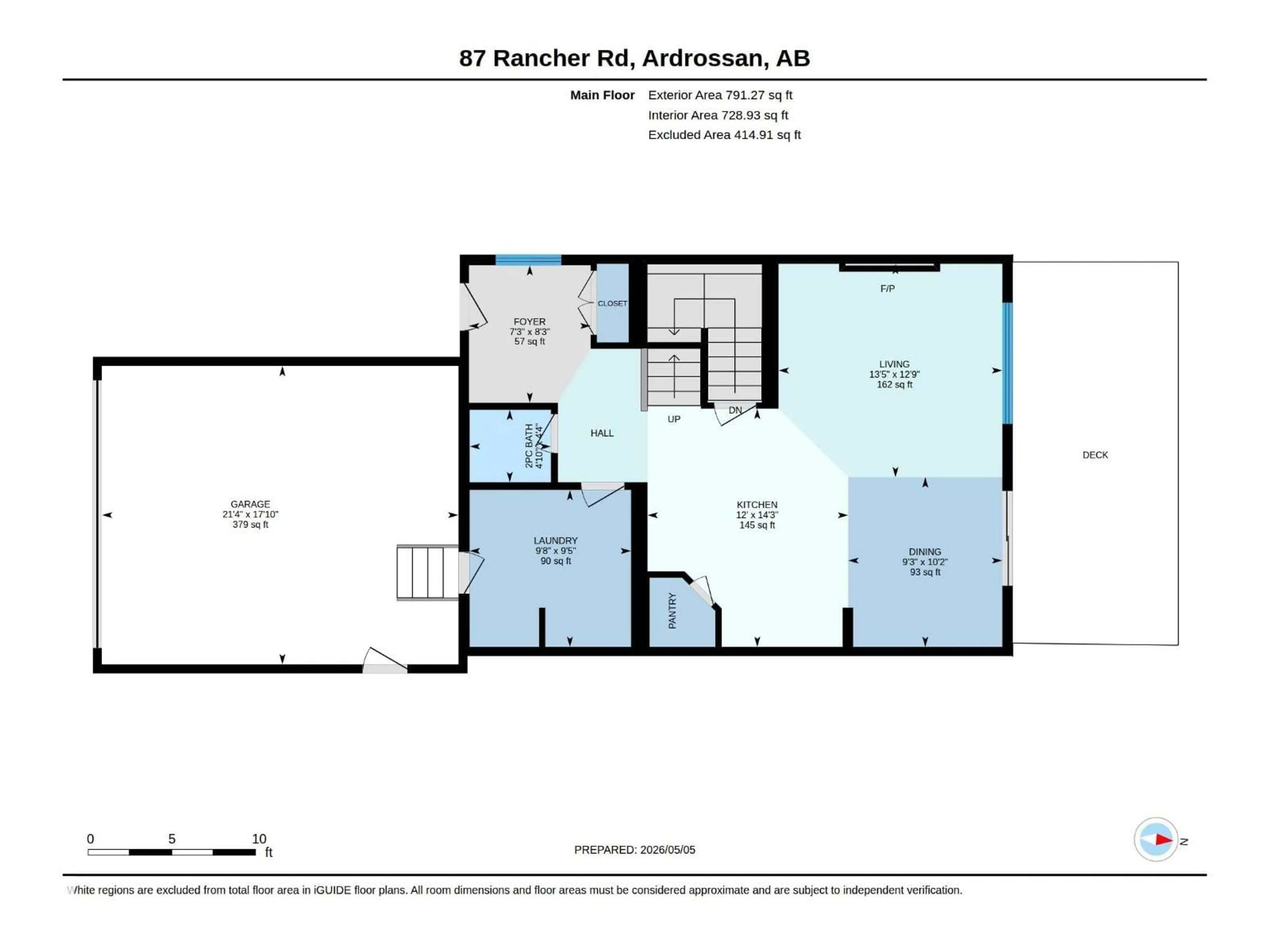 Floor plan for 87 RANCHER RD, Ardrossan Alberta T8E0B3
