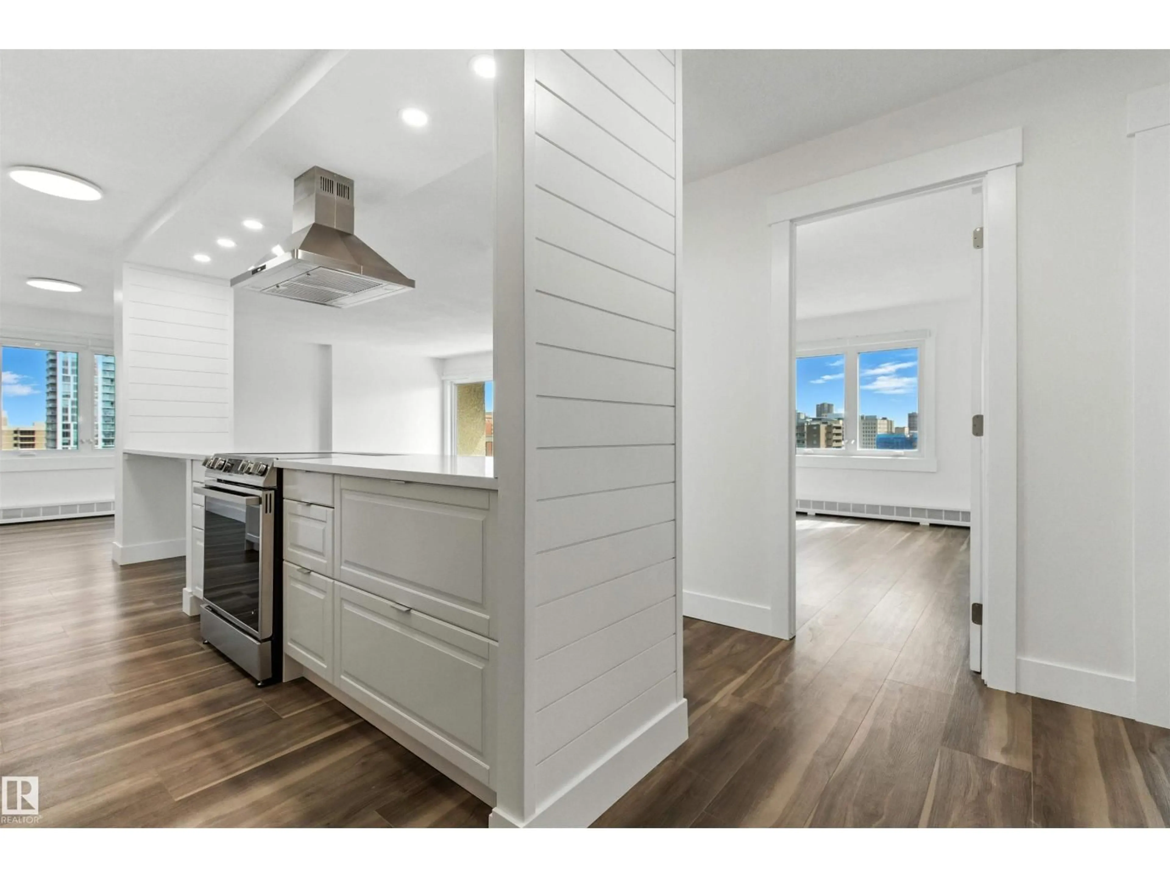 Open concept kitchen, unknown for NW - 9737 112 ST, Edmonton Alberta T5K1L3