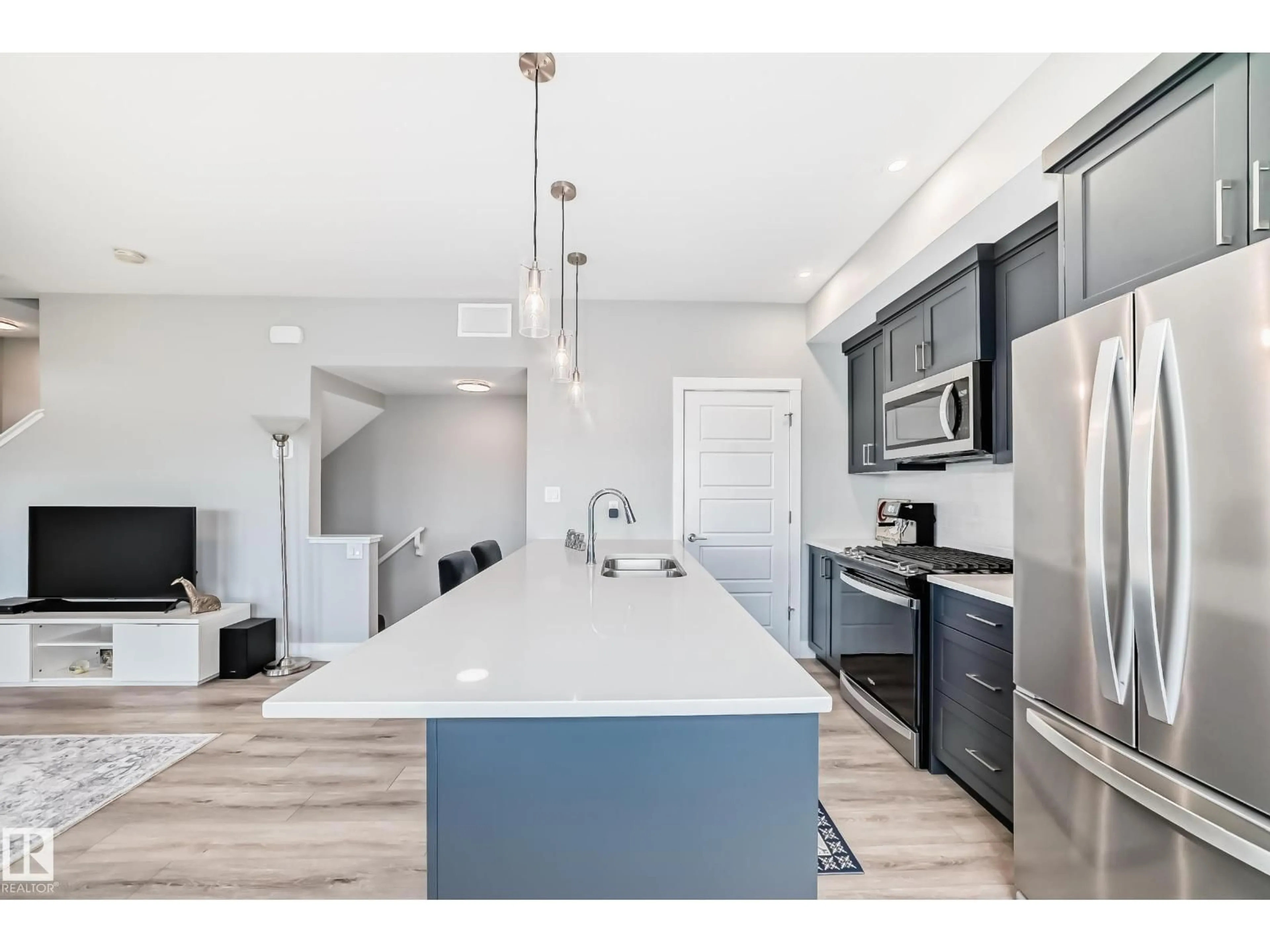 Open concept kitchen, unknown for #50 - 6905 25 AV, Edmonton Alberta T6X3B7