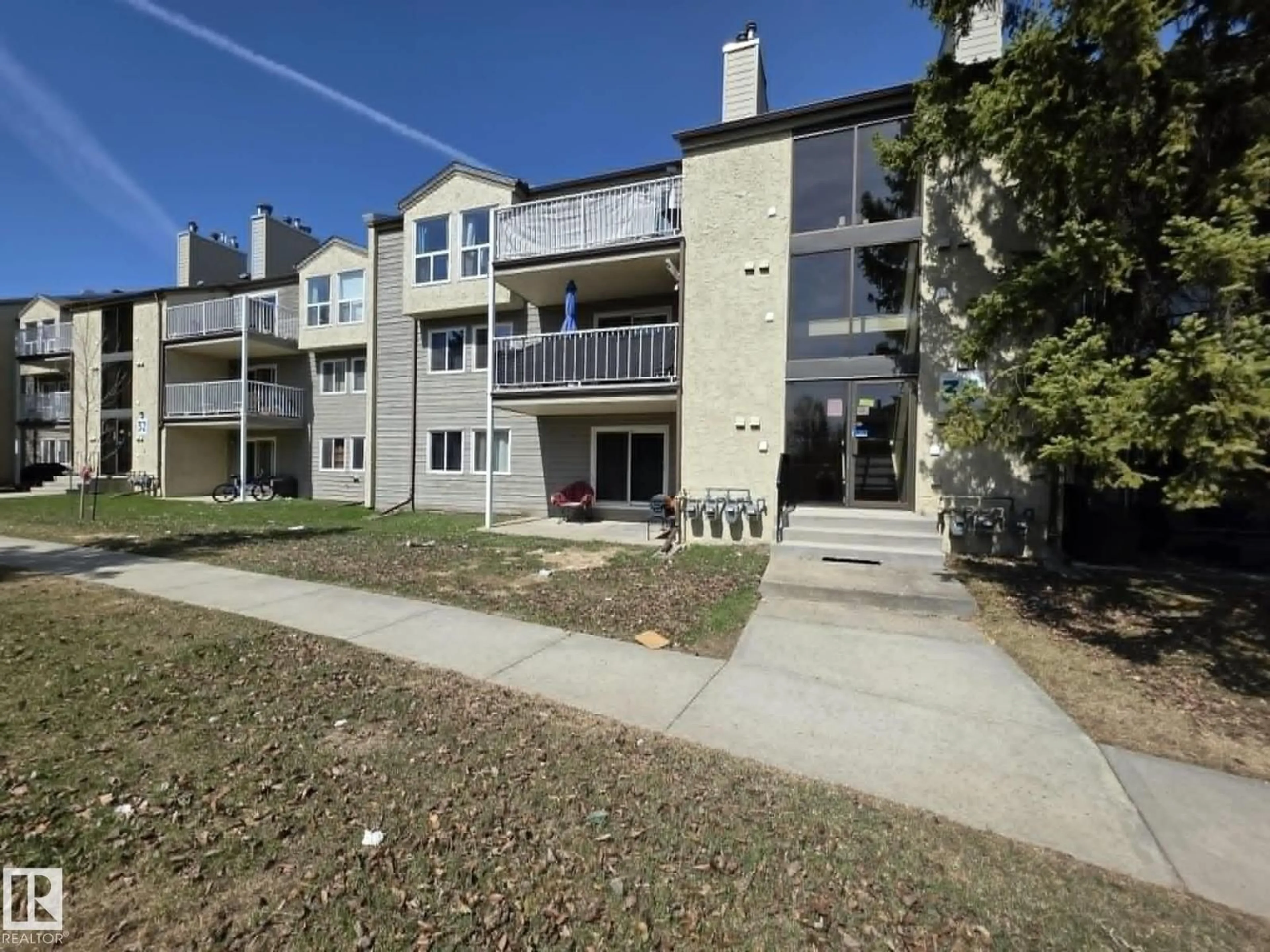 A pic from outside/outdoor area/front of a property/back of a property/a pic from drone, unknown for #304 - 34 ALPINE PL, St. Albert Alberta T8N2Y2