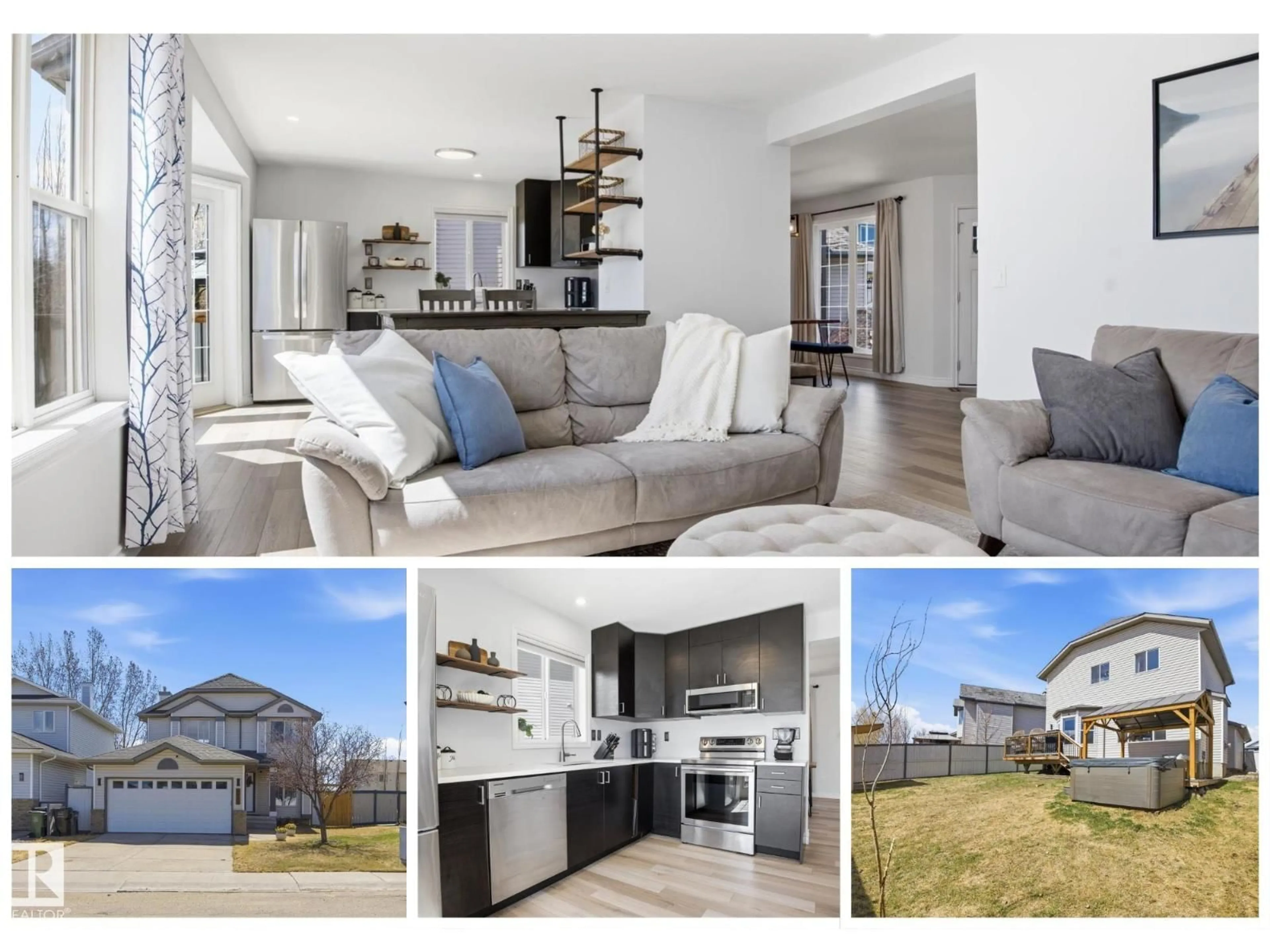 Open concept kitchen, unknown for 4947 149 AV, Edmonton Alberta T5Y2W9