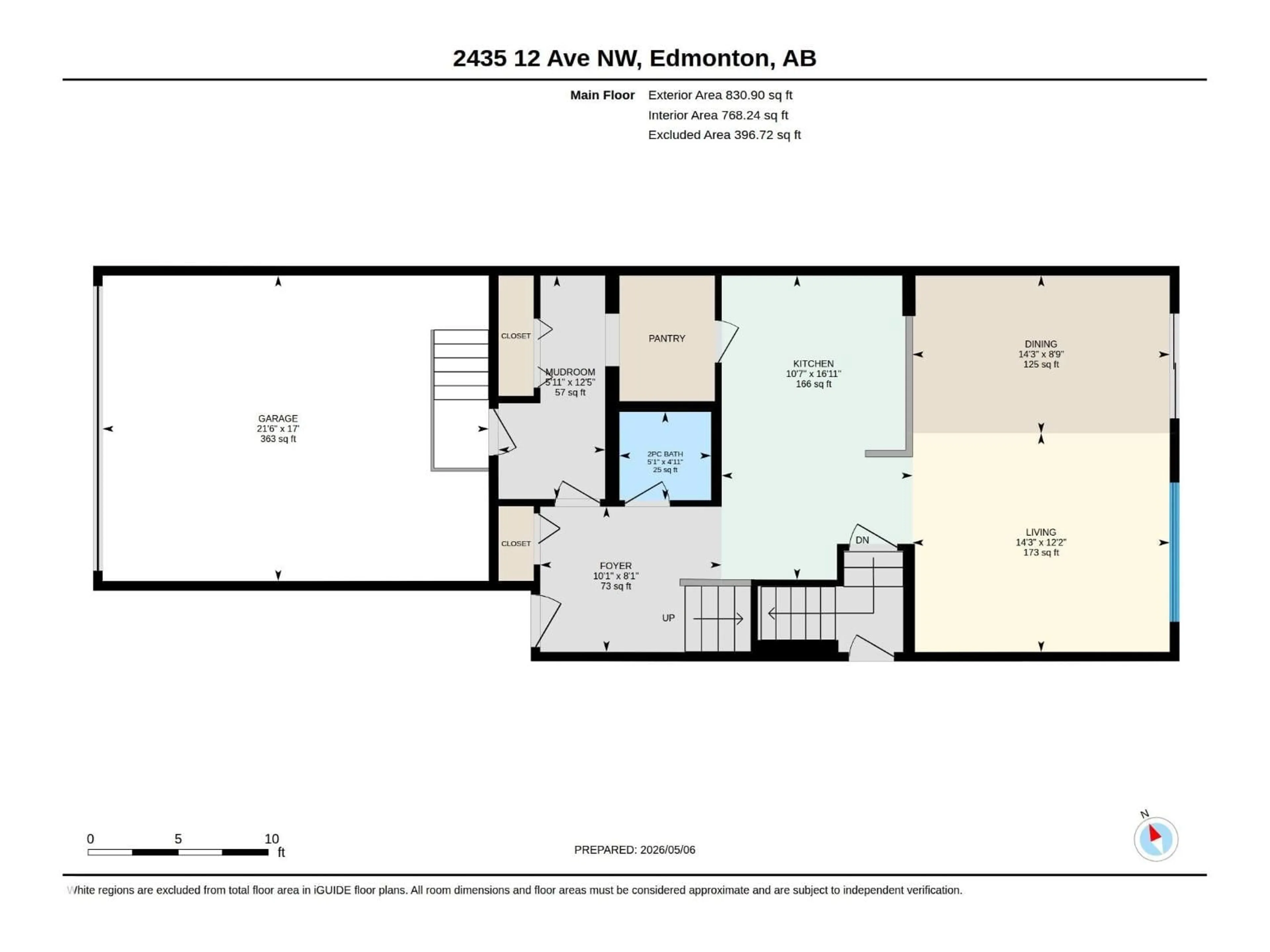 Floor plan for 2435 12 AV, Edmonton Alberta T6T2M6